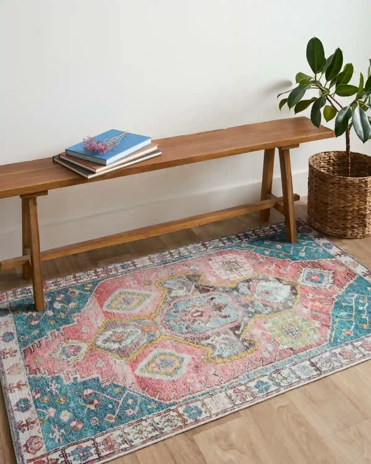 Loloi Fiona Contemporary Rust and Green 3' x 5' Accent Rug - Image 2