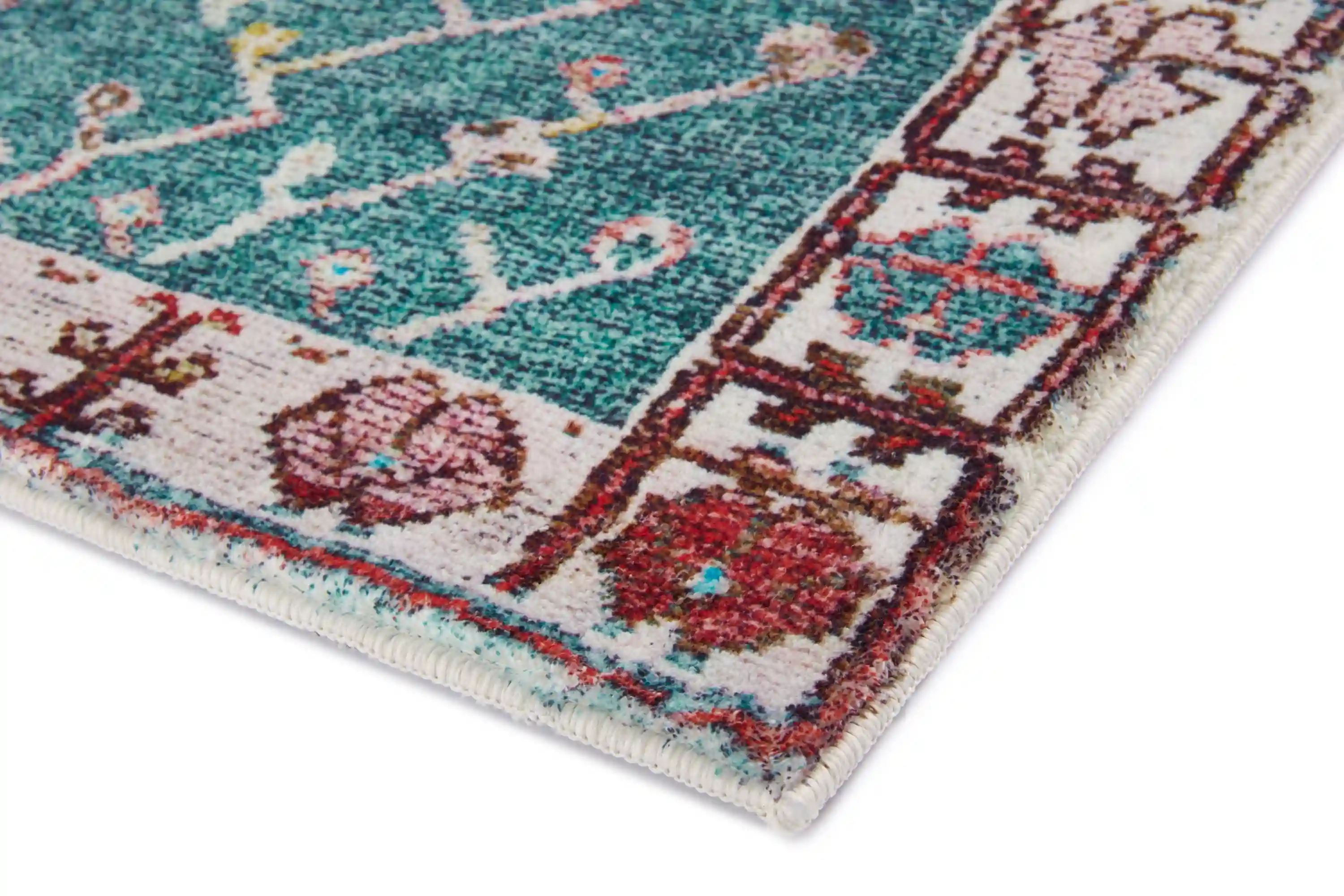 Loloi Fiona Contemporary Rust and Green 3' x 5' Accent Rug - Image 3