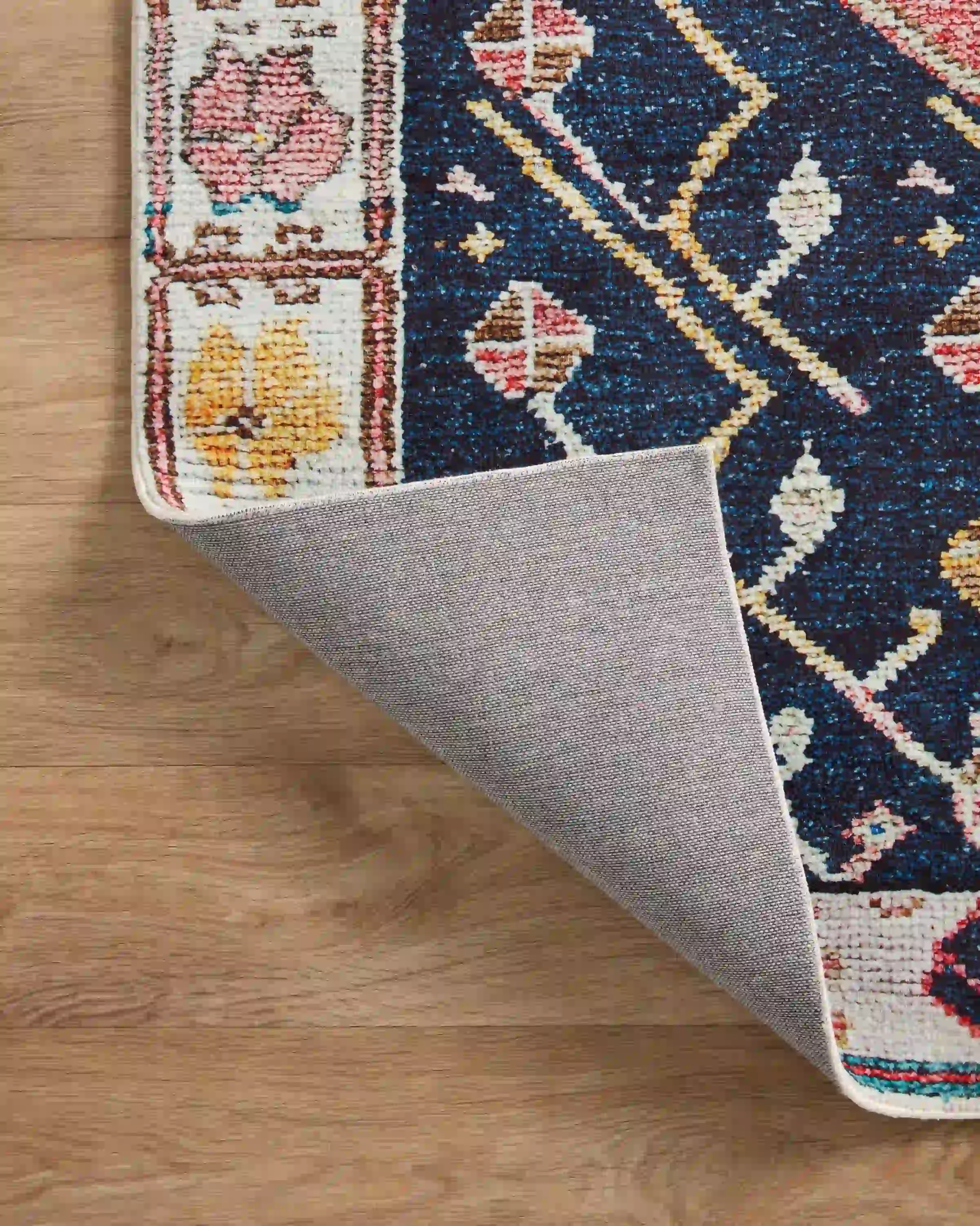 Loloi Fiona Contemporary Rust and Navy 7' 6" x 9' 6" Area Rug - Image 7