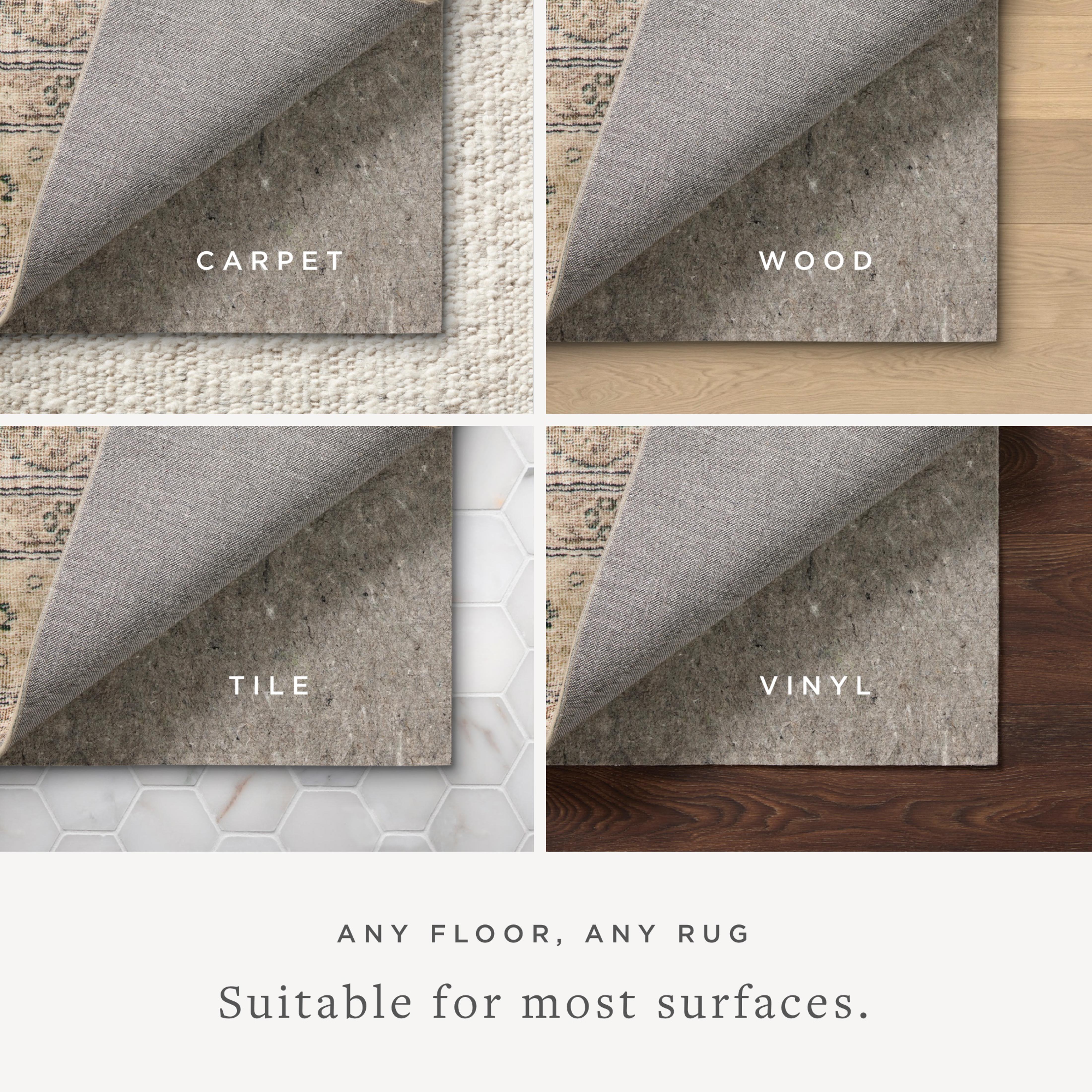 Loloi Grip Rug Pad Collection in Grey 10' x 14' (FPAD2) - Image 5