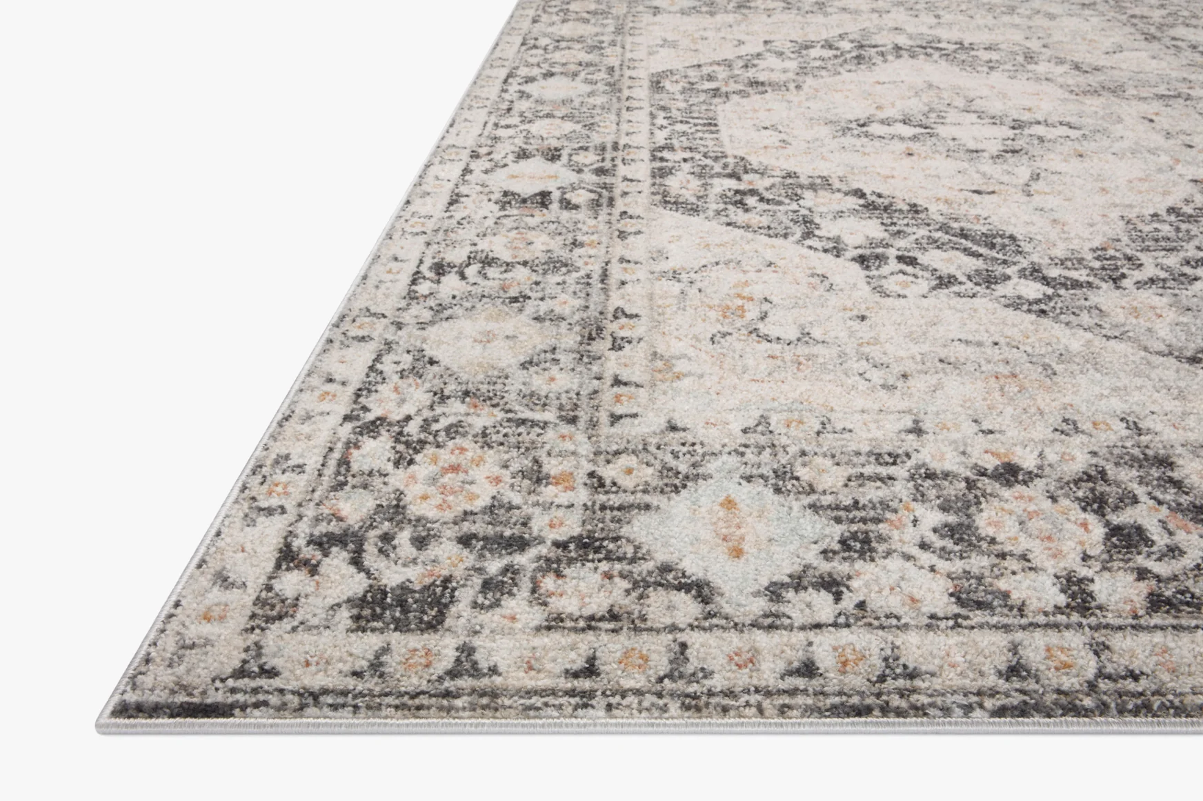 Loloi II Accent Rug 2' 6" x 5' 9" in Charcoal (MON-01) - Image 4