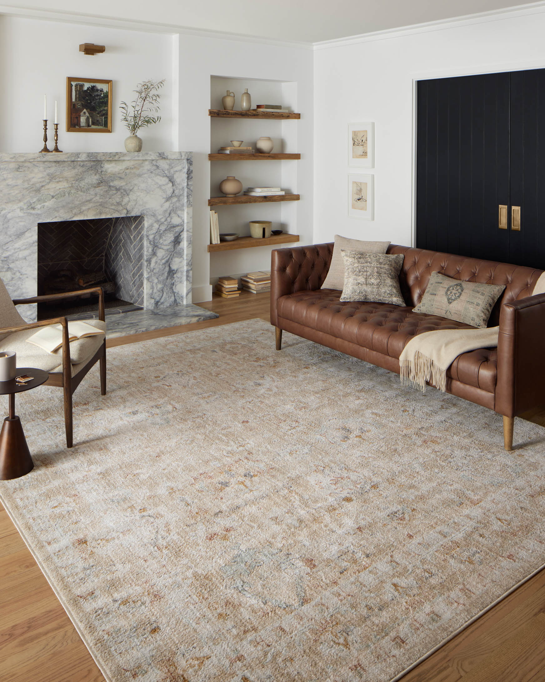 Loloi II Accent Rug 2' 6" x 5' 9" in Sand and Sunrise (MON-05) - Image 2