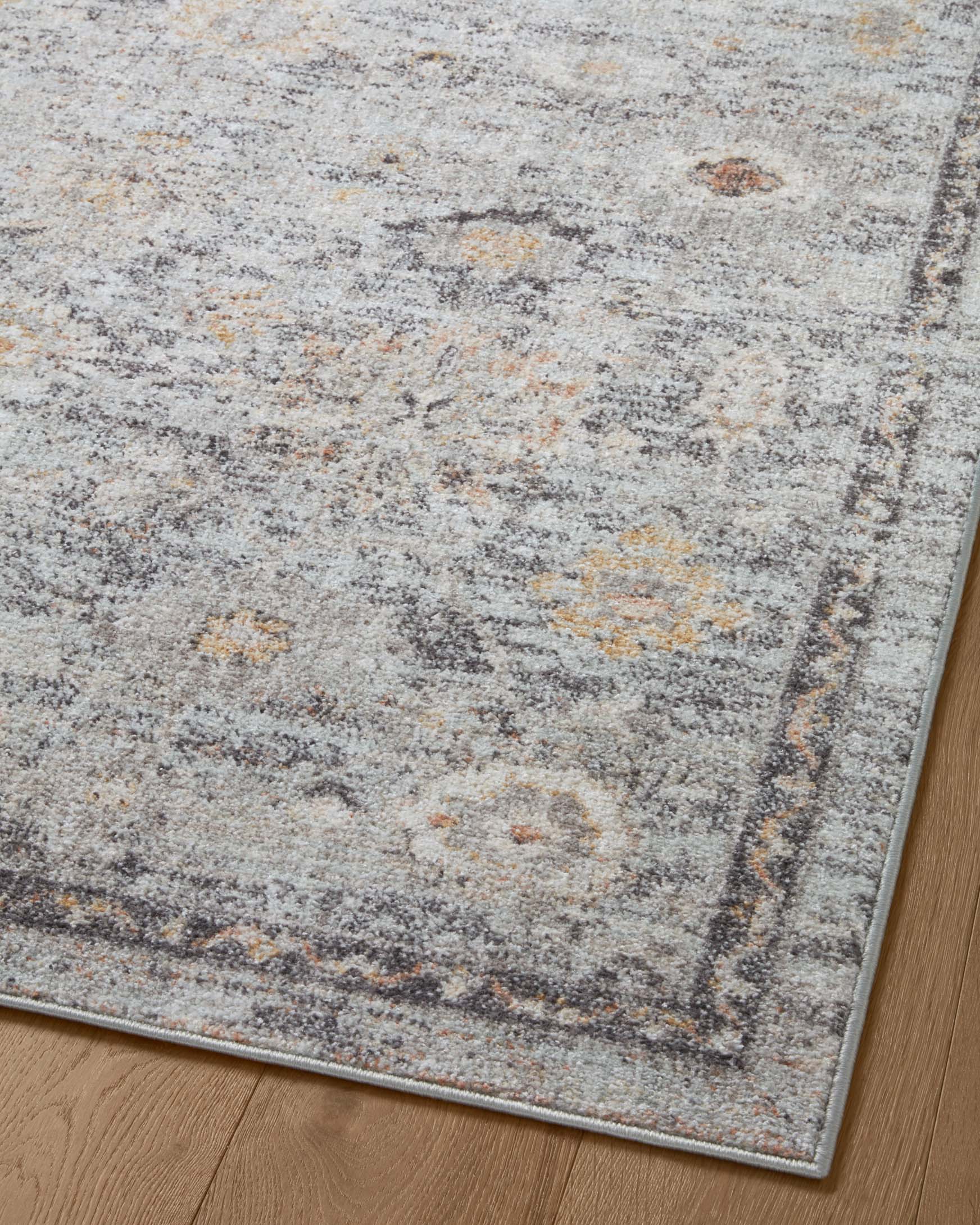 Loloi II Accent Rug 3' 9" x 5' 9" in Sky and Gold (MON-04) - Image 7
