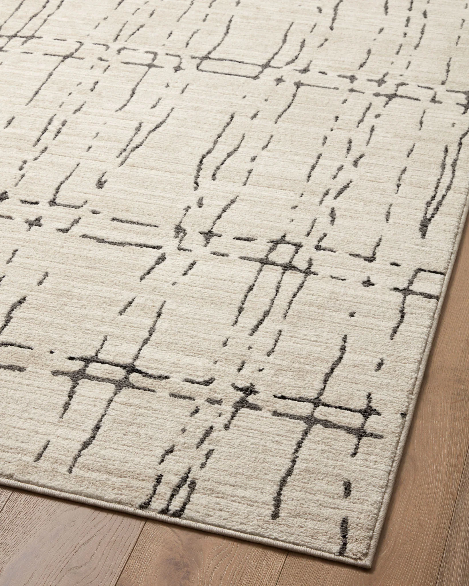 Loloi II Accent Rug 4' x 6' in Sand and Dk. Gray (DAR-06) - Image 7