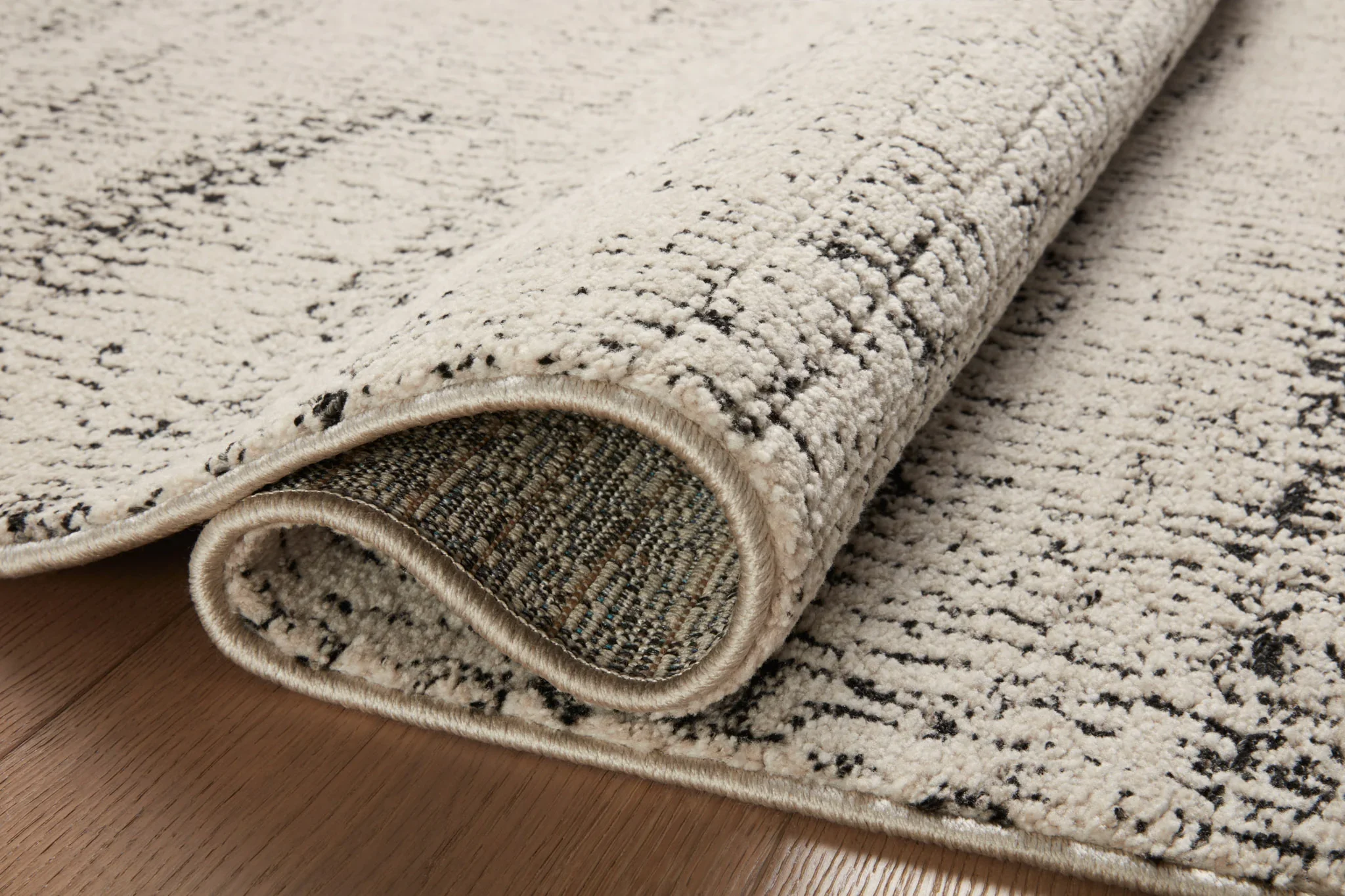 Loloi II Area Rug 11' 6" x 15' in Oatmeal and Charcoal (DAR-02) - Image 6