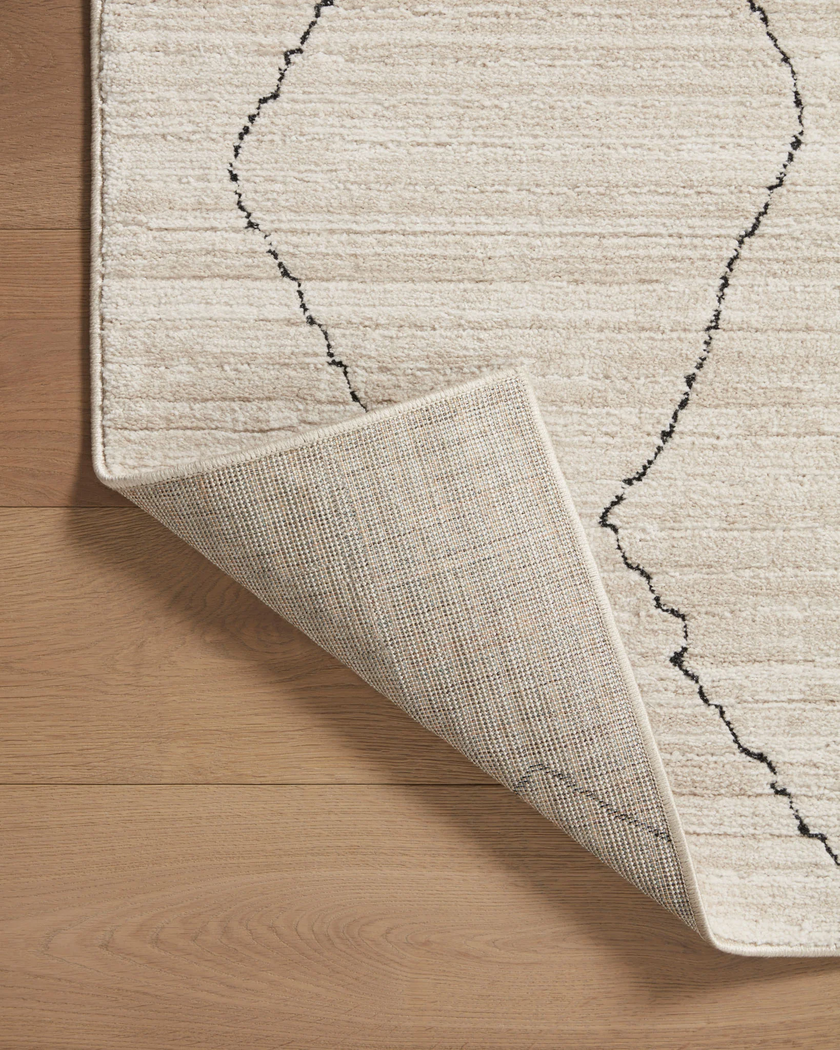 Loloi II Area Rug 6' 7" x 9' 3" in Sand and Charcoal (DAR-03) - Image 6