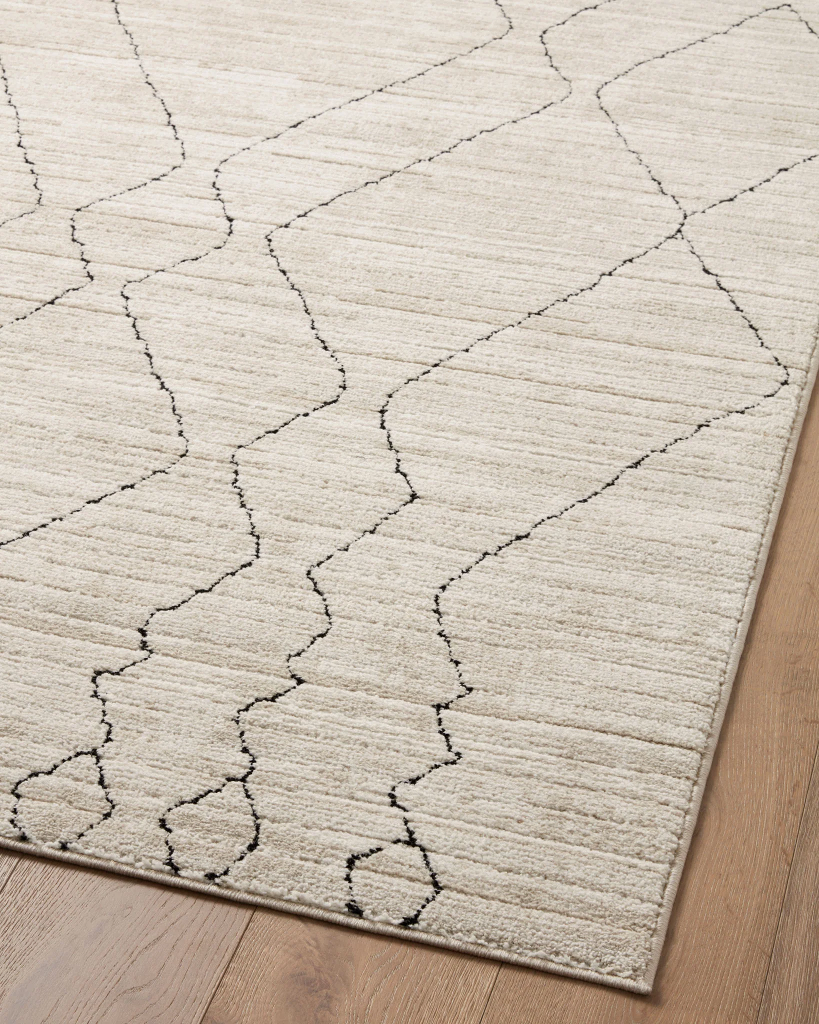 Loloi II Area Rug 7'10" x 10' in Sand and Charcoal (DAR-03) - Image 7