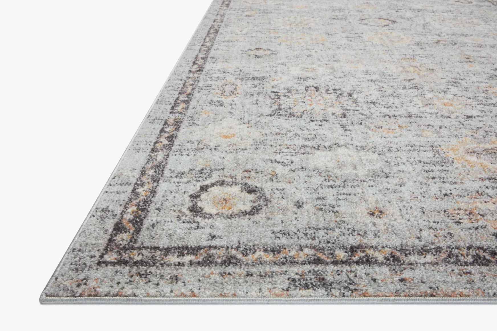 Loloi II Area Rug 9' 3" x 13' in Sky and Gold (MON-04) - Image 4