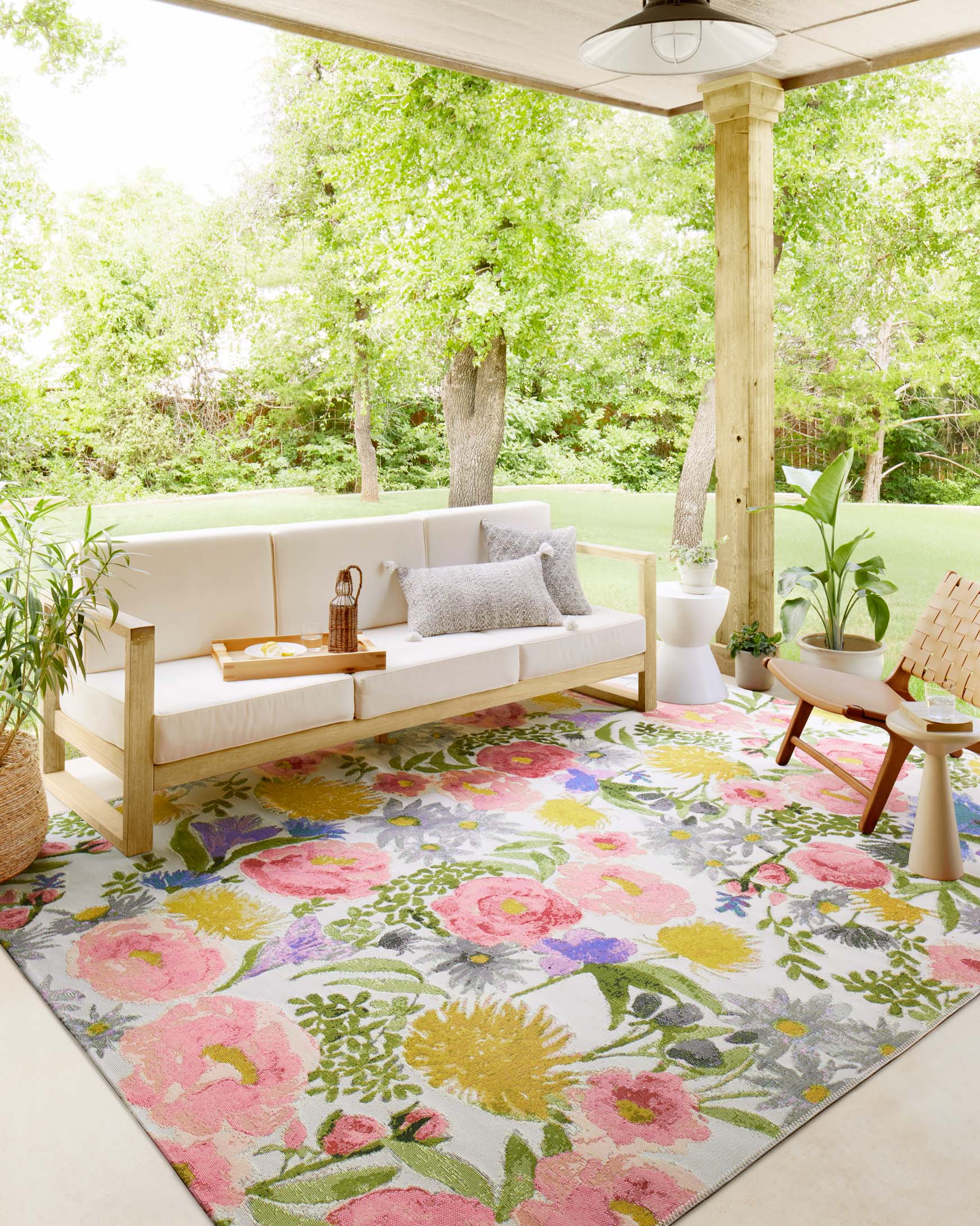 Loloi II Botanical Indoor/Outdoor Ivory 2' 5" x 11' 2" Runner Rug - Image 2