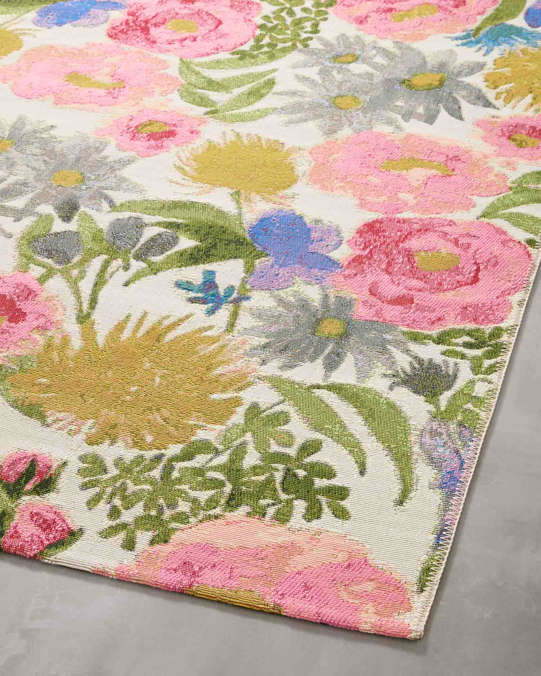 Loloi II Botanical Indoor/Outdoor Ivory 2' 5" x 11' 2" Runner Rug - Image 8