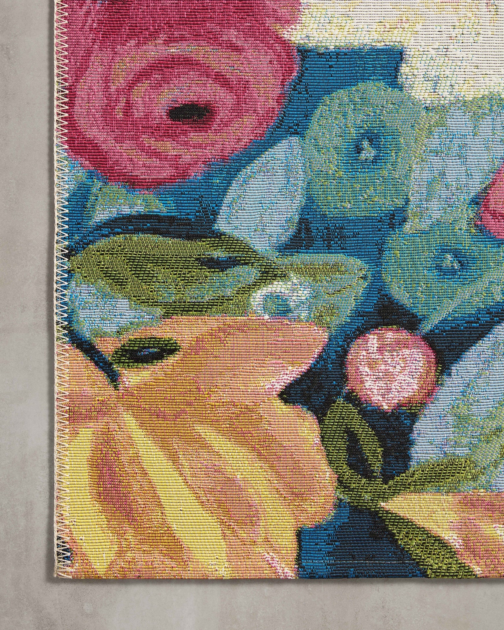 Loloi II Botanical Indoor/Outdoor Navy 2' 5" x 7' 8" Runner Rug - Image 5