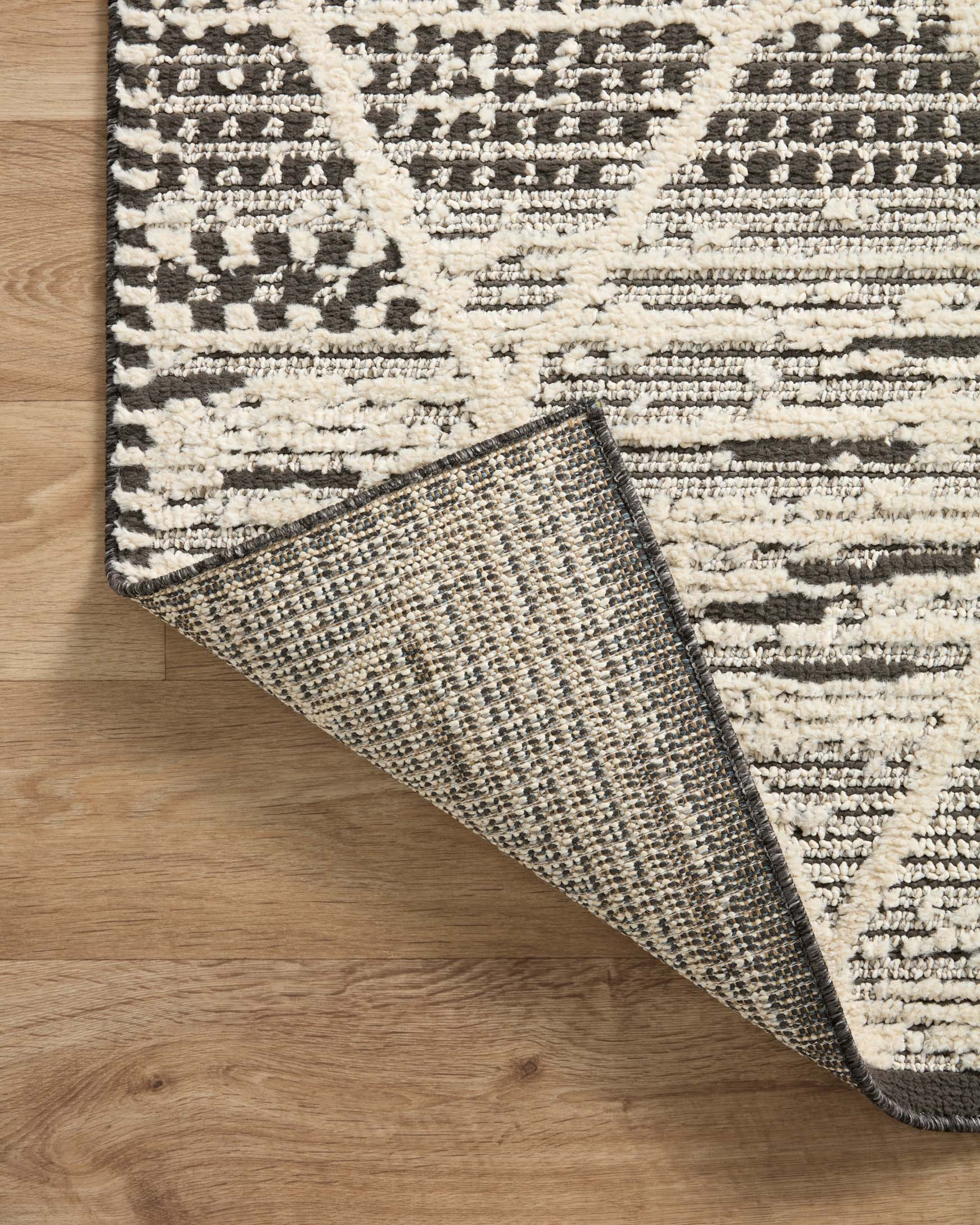 Loloi II Fabian Transitional Charcoal and Ivory 2' 7" x 10' Runner Rug - Image 6