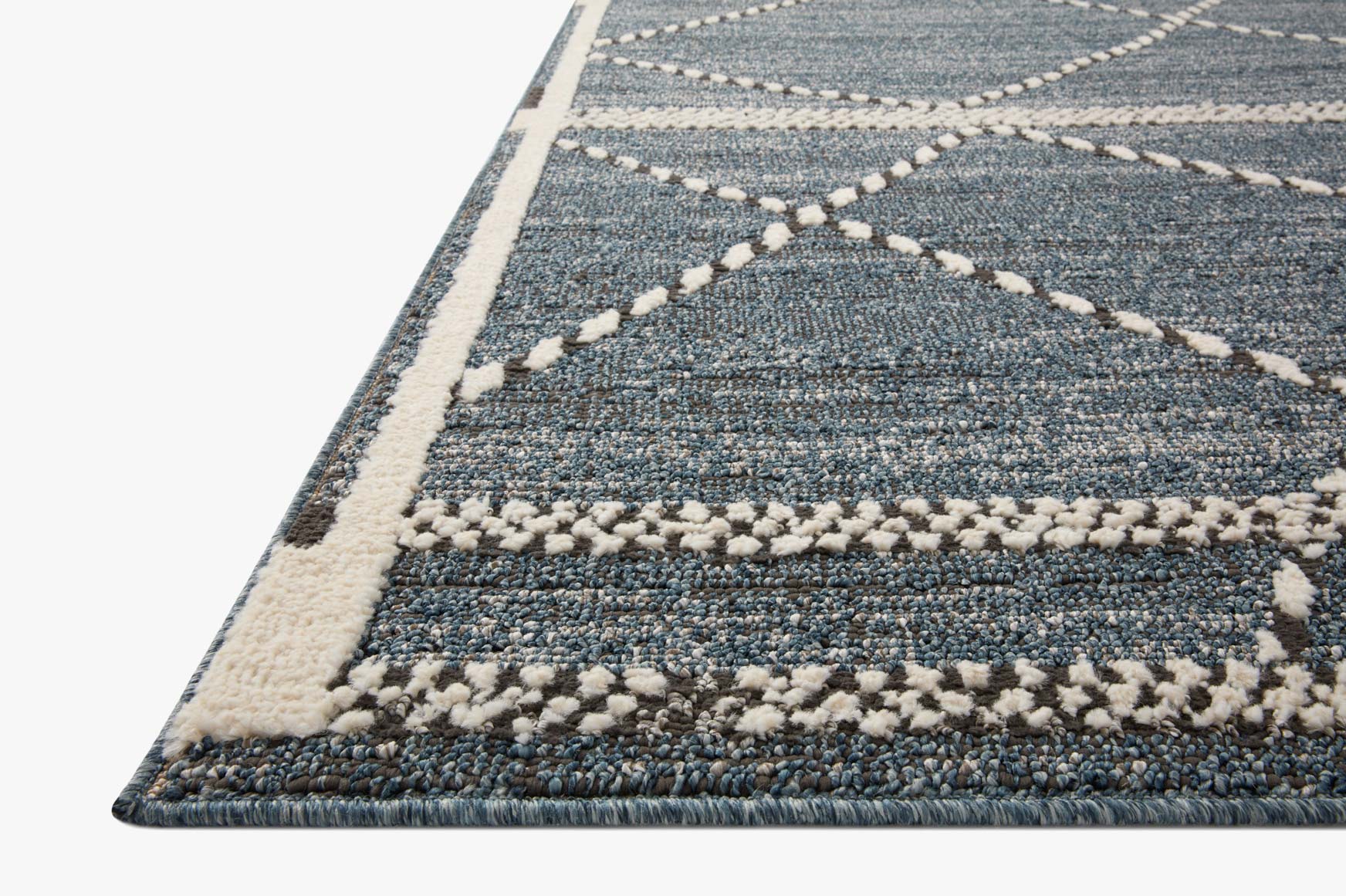 Loloi II Fabian Transitional Denim and Charcoal 9' 2" x 13' Area Rug - Image 3