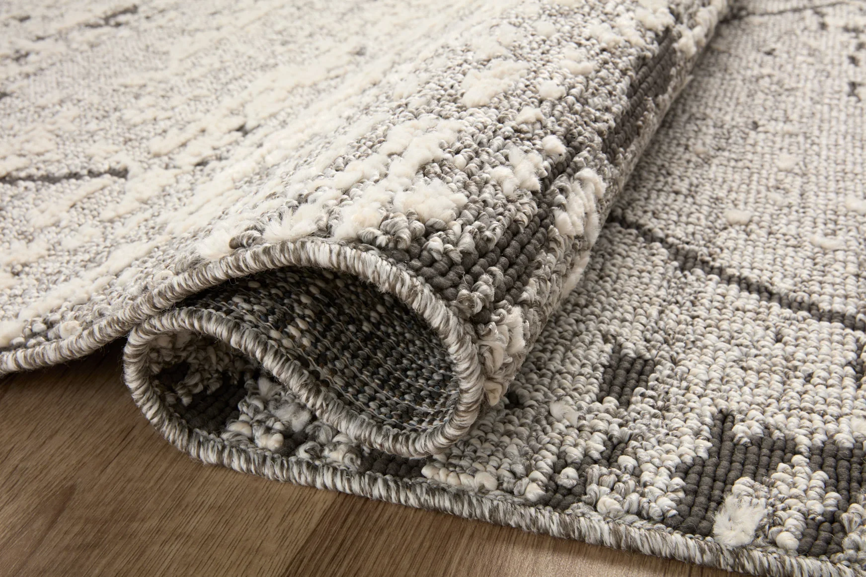 Loloi II Fabian Transitional Grey and Charcoal 2' 7" x 10' Runner Rug - Image 4