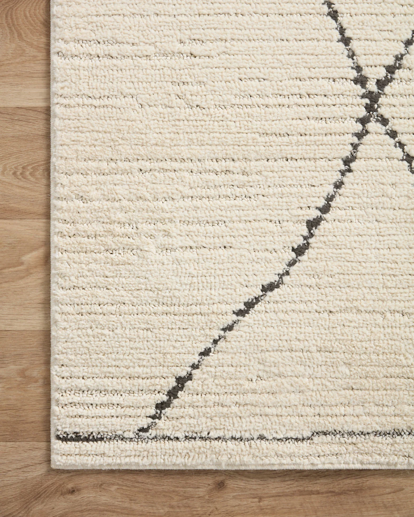 Loloi II Fabian Transitional Ivory and Charcoal 2' 7" x 10' Runner Rug - Image 6