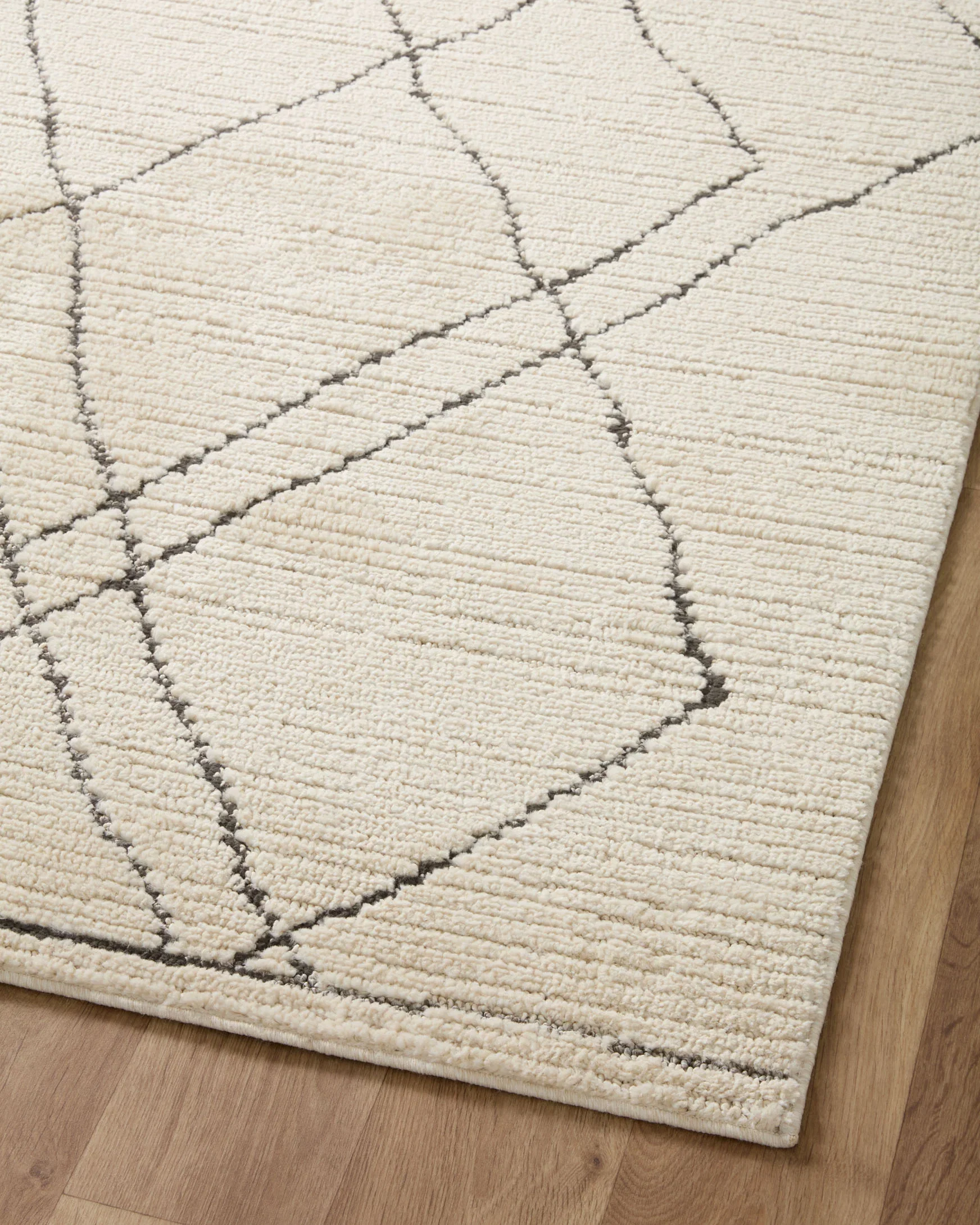 Loloi II Fabian Transitional Ivory and Charcoal 4' x 6' Accent Rug - Image 8