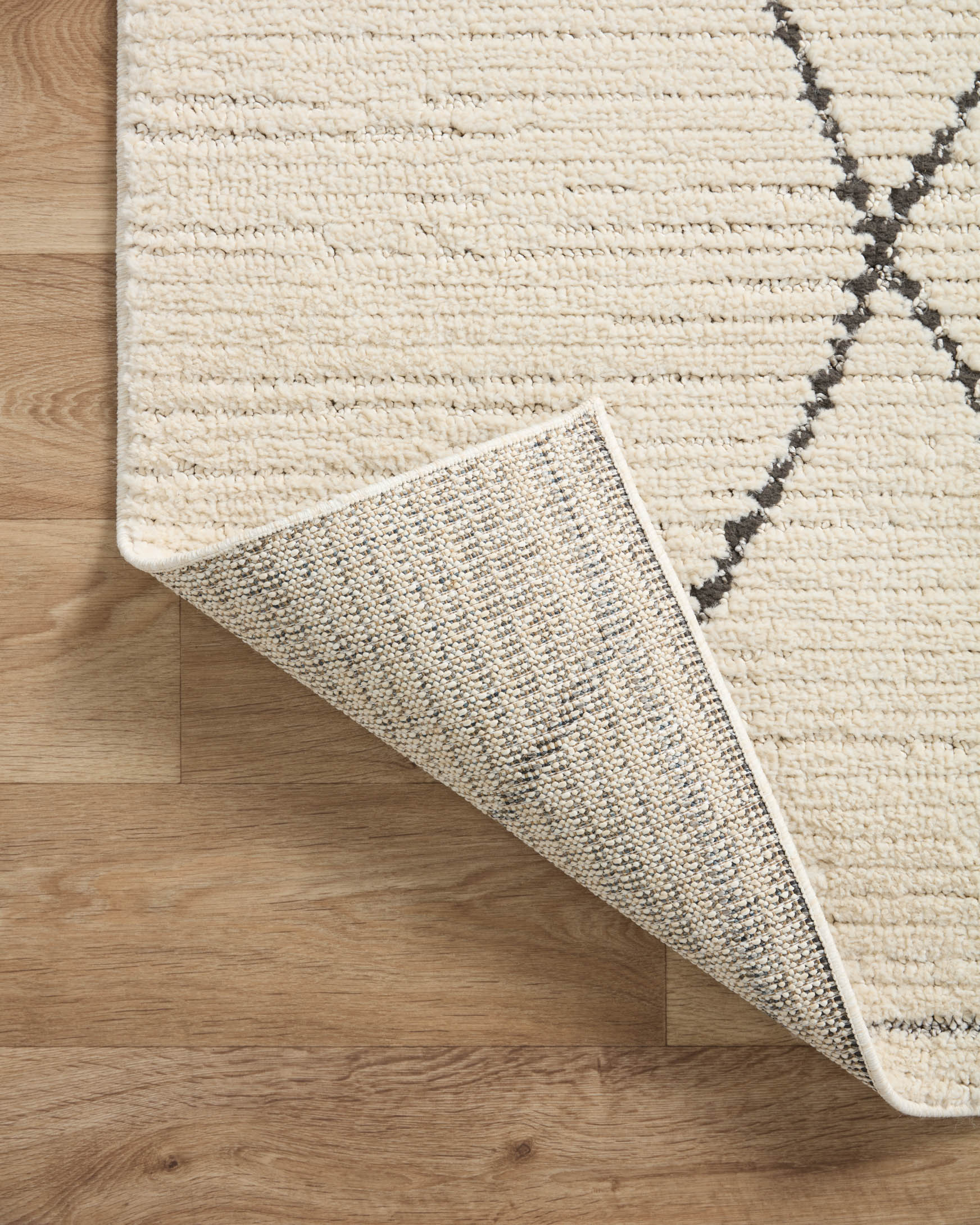 Loloi II Fabian Transitional Ivory and Charcoal 9' 2" x 13' Area Rug - Image 7