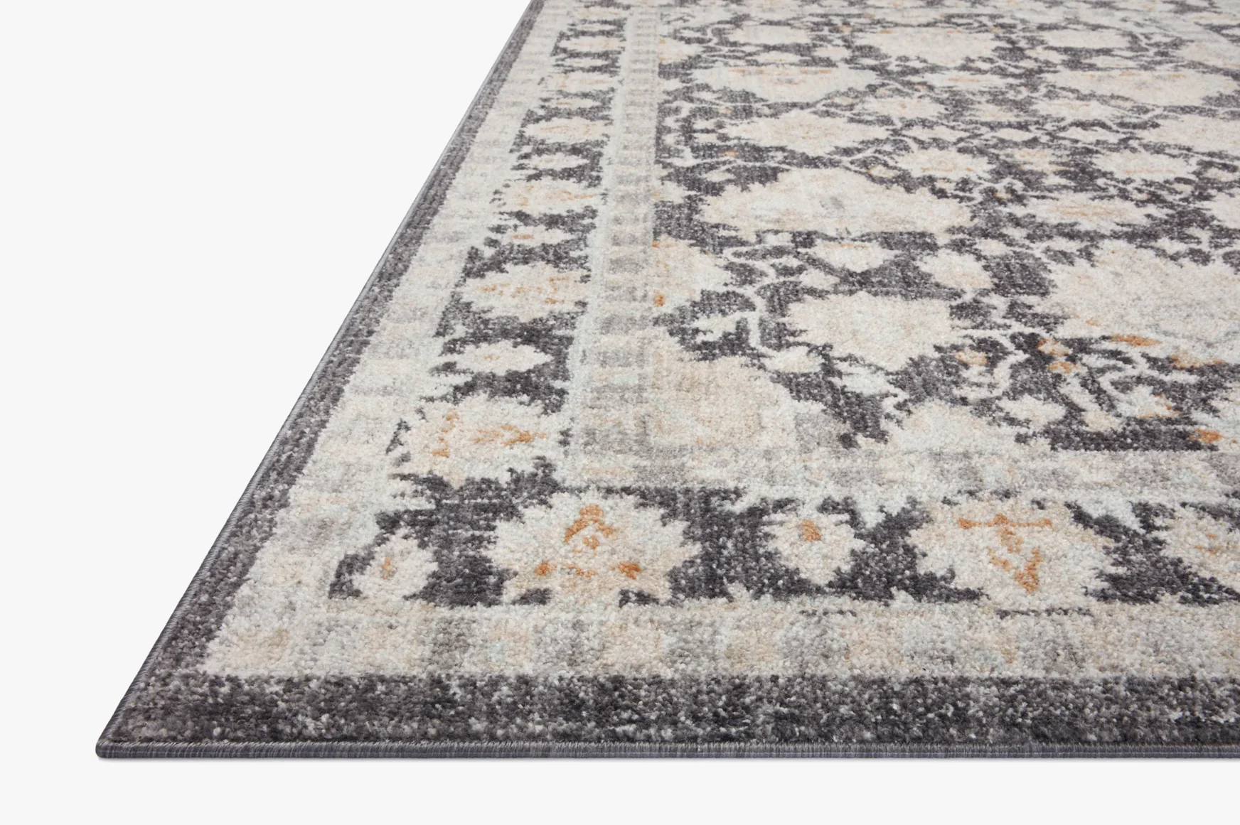 Loloi II Runner Rug 2' 6" x 10' in Charcoal and Natural (MON-05) - Image 4