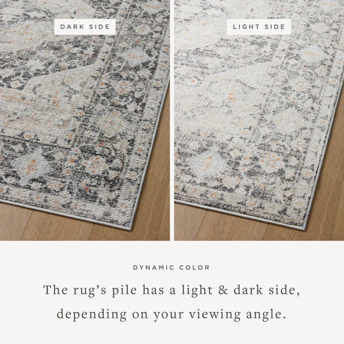 Loloi II Runner Rug 2' 6" x 10' in Charcoal (MON-01) - Image 3