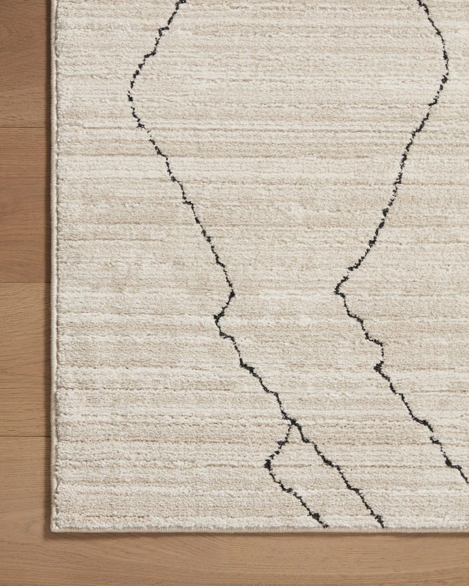 Loloi II Runner Rug 2' 7" x 8' in Sand and Charcoal (DAR-03) - Image 5