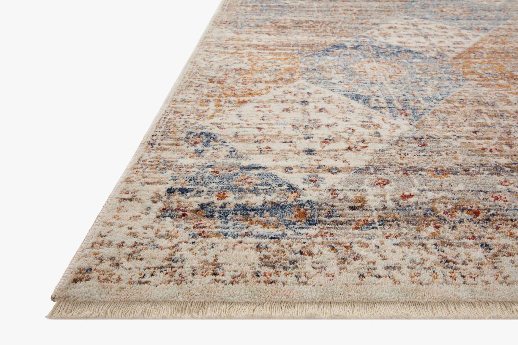 Loloi II Sorrento Traditional Ivory 3' 11" x 3' 11" Round Accent Rug - Image 3
