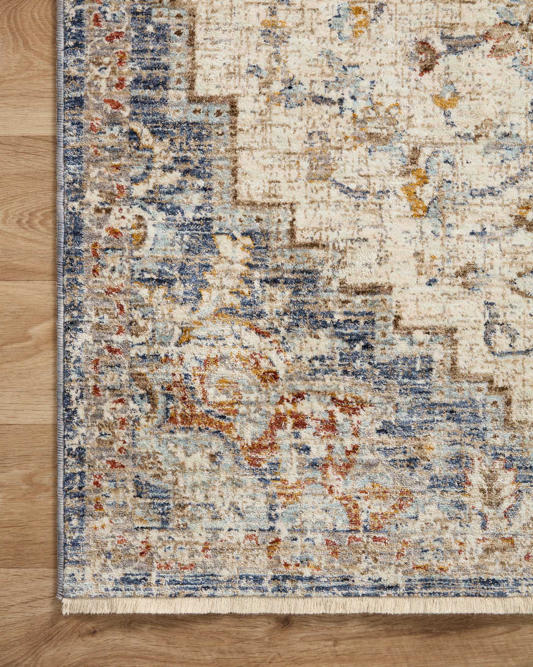 Loloi II Sorrento Traditional Ivory and Fiesta 6' 7" x 9' 10" Area Rug - Image 5
