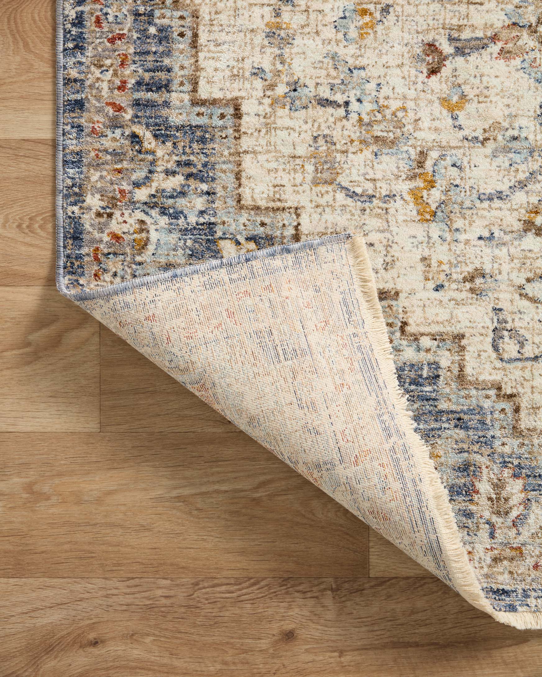 Loloi II Sorrento Traditional Ivory and Fiesta 9' 6" x 13' 1" Area Rug - Image 6