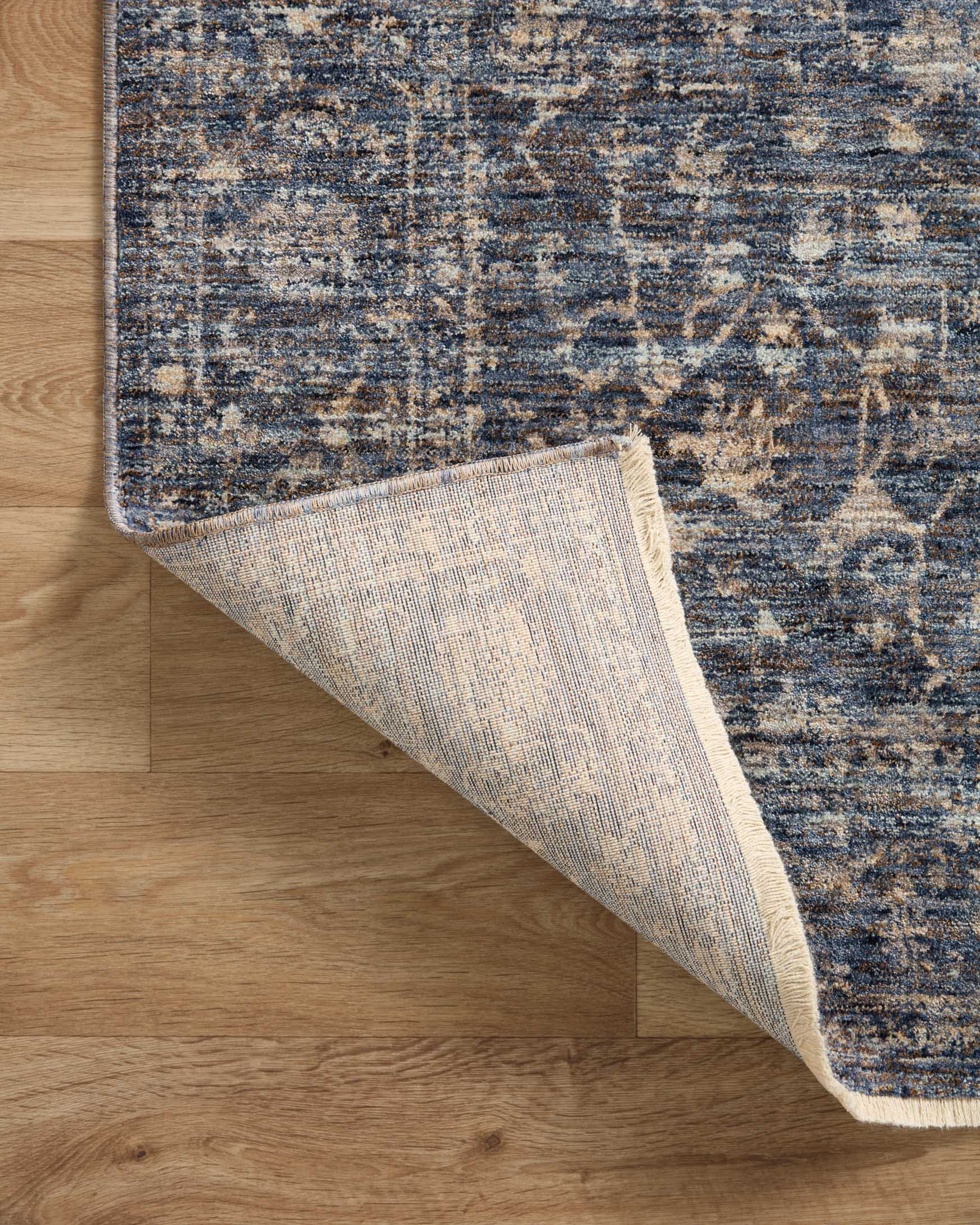 Loloi II Sorrento Traditional Midnight and Natural 2' 7" x 10' Runner Rug - Image 6