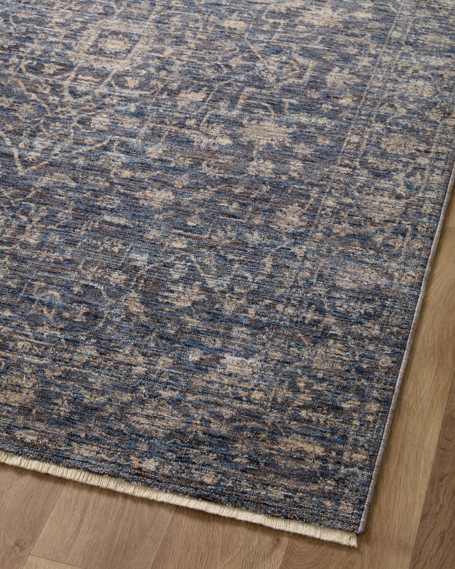 Loloi II Sorrento Traditional Midnight and Natural 3' 11" x 3' 11" Round Accent Rug - Image 7