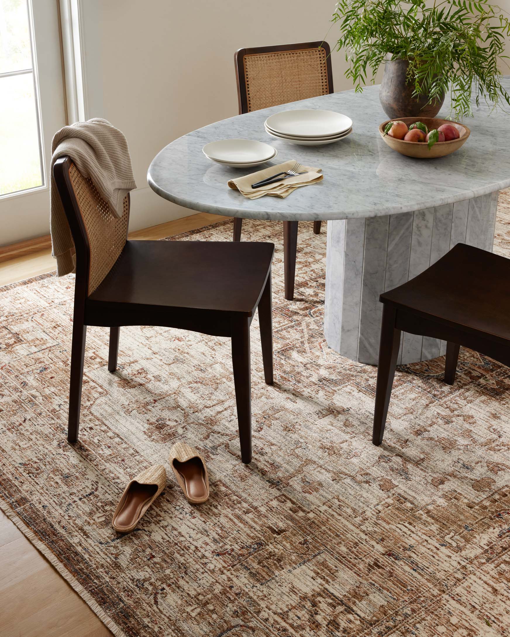 Loloi II Sorrento Traditional Mocha 2' 7" x 10' Runner Rug - Image 3
