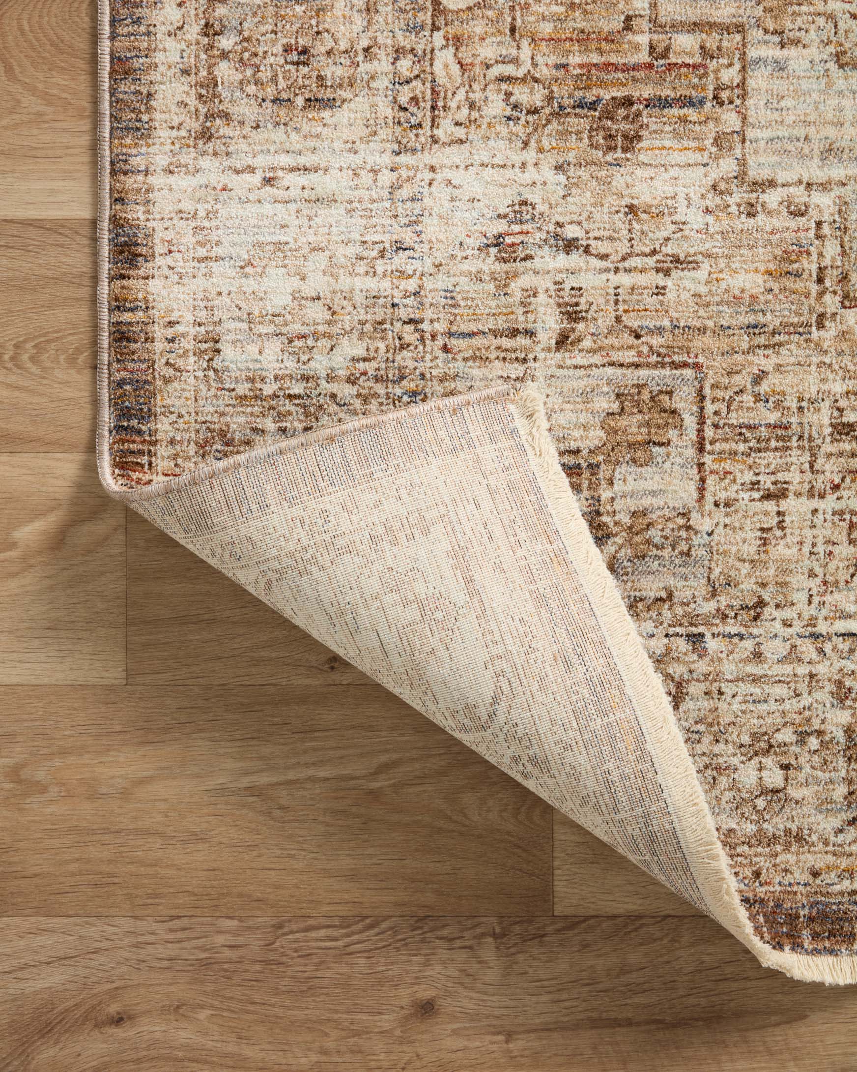 Loloi II Sorrento Traditional Mocha 5' 3" x 5' 3" Round Accent Rug - Image 8