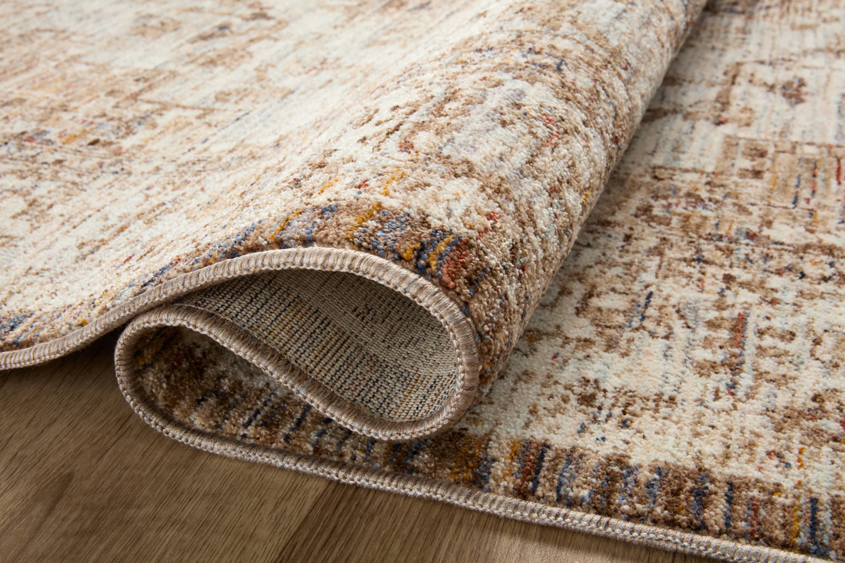 Loloi II Sorrento Traditional Mocha 5' 3" x 7' 6" Area Rug - Image 6