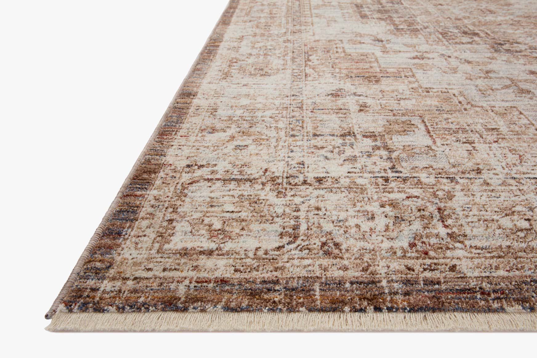 Loloi II Sorrento Traditional Mocha 7' 10" x 7' 10" Round Accent Rug - Image 5