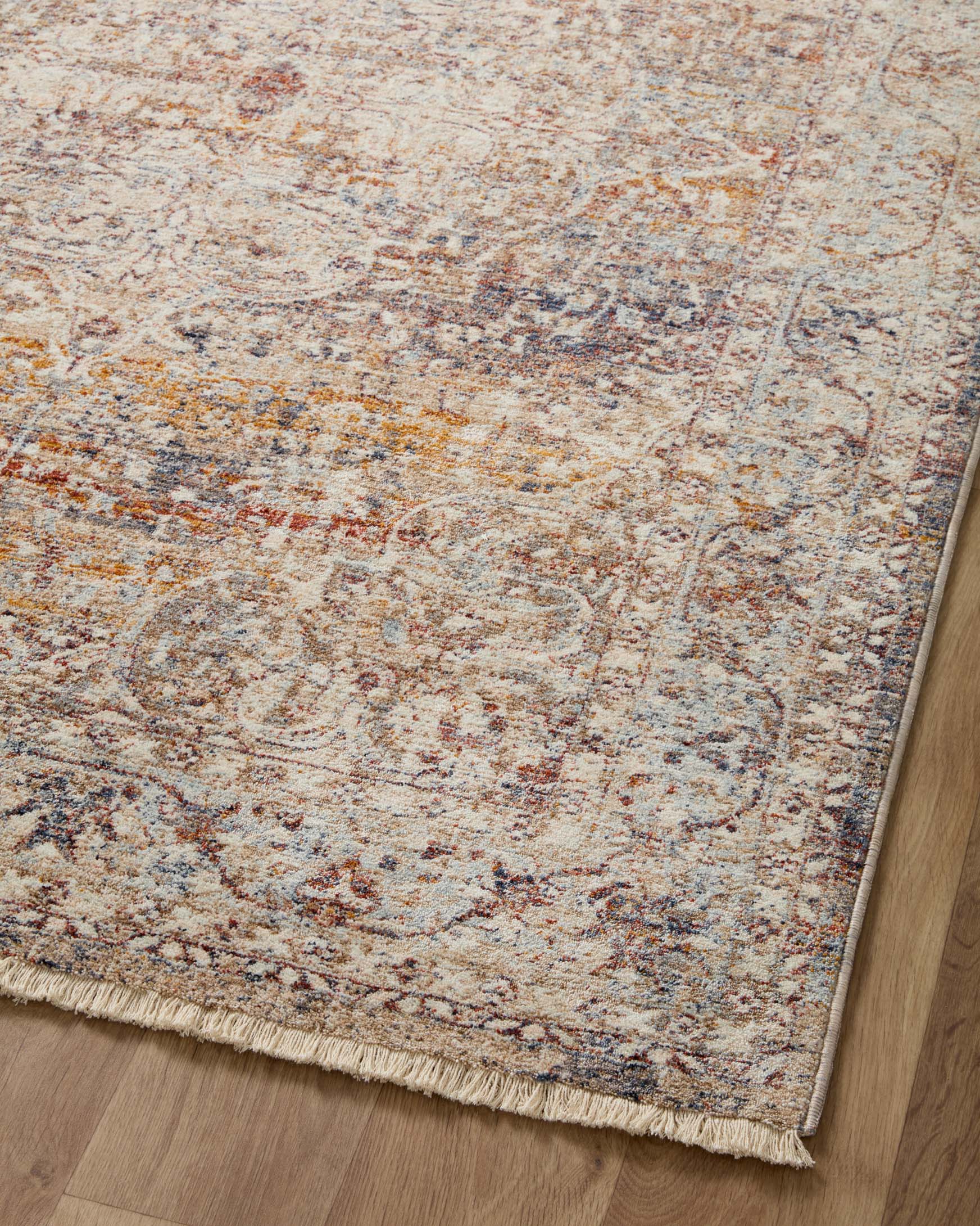 Loloi II Sorrento Traditional Natural 5' 3" x 5' 3" Round Accent Rug - Image 8