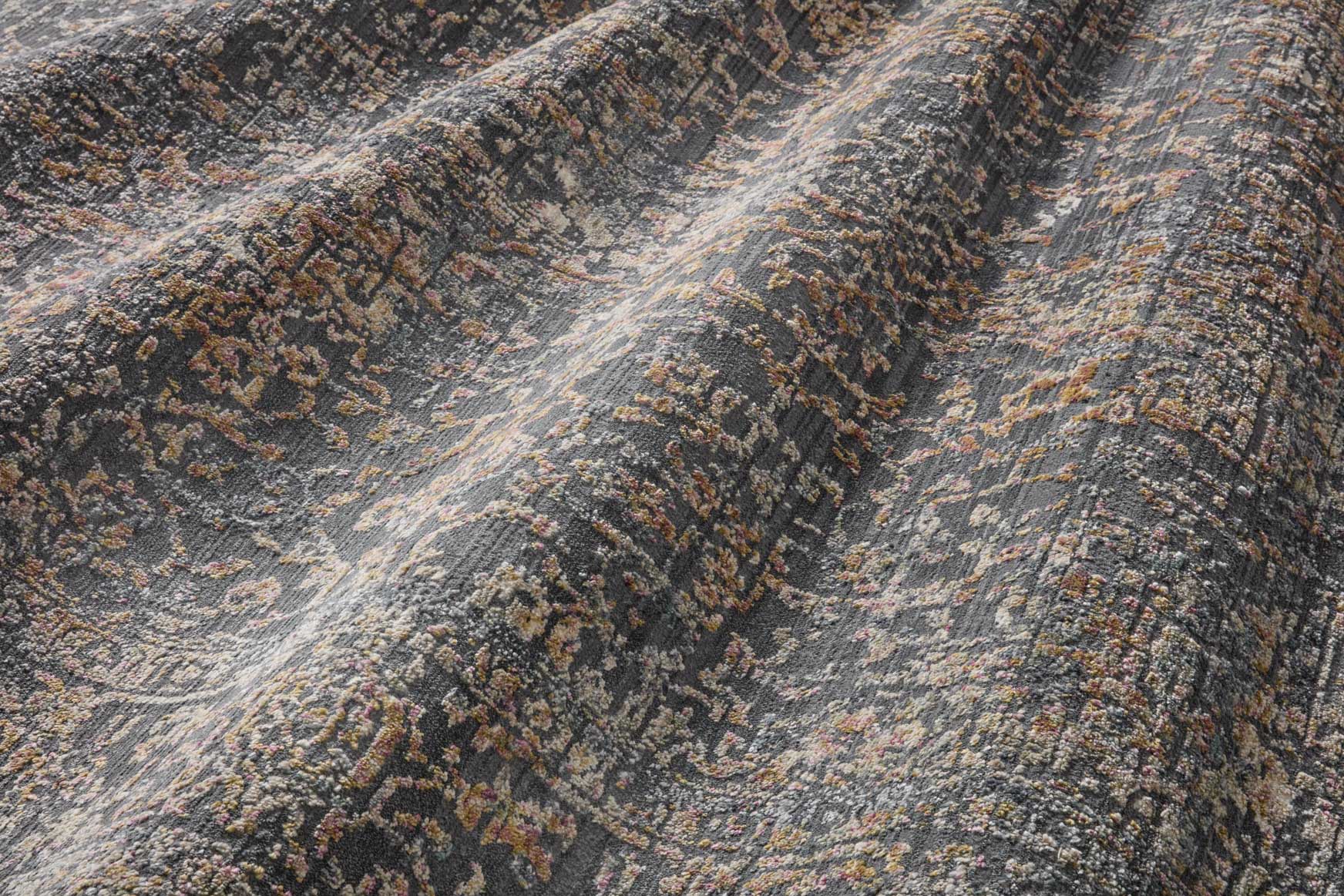 Loloi Indra Contemporary in Graphite and Sunset 11' 6" x 15' 6" Area Rug (INA-05) - Image 2