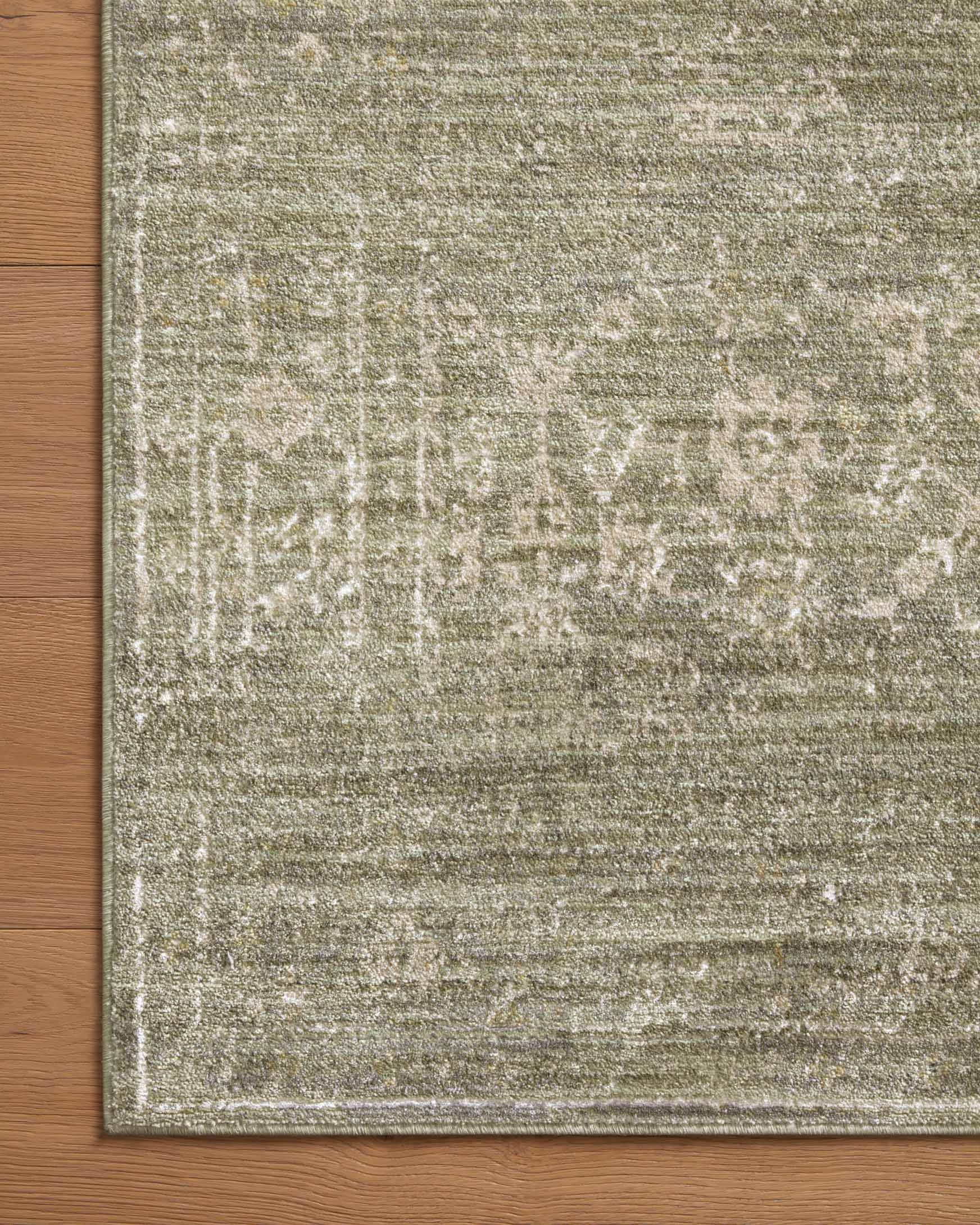 Loloi Indra Contemporary in Sage and Natural 2' 6" x 10' Runner Rug (INA-06) - Image 5