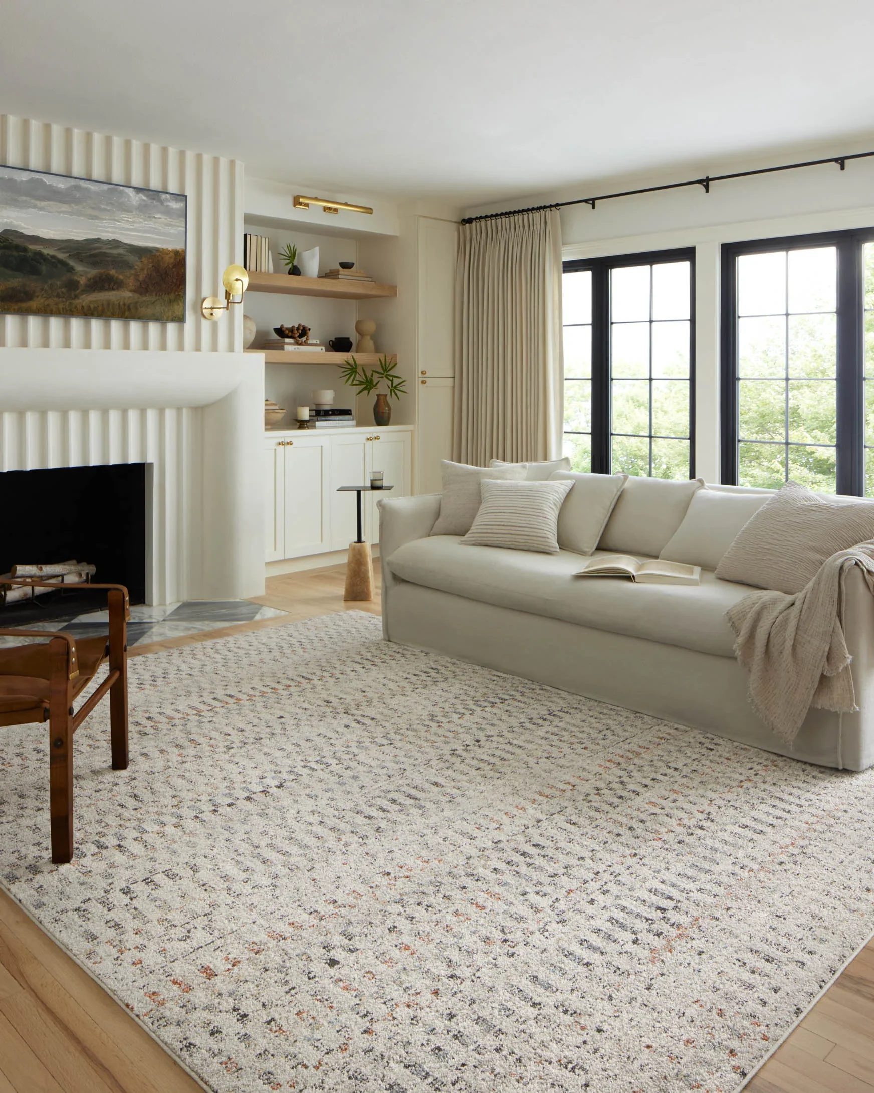 Loloi Kamala Transitional in Grey 2' 7" x 12' Runner Rug (KAM-05) - Image 2