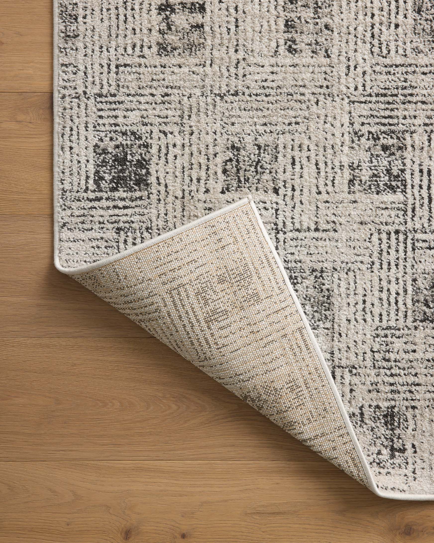 Loloi Kamala Transitional in Grey and Graphite 6' 7" x 9' 6" Area Rug (KAM-01) - Image 6