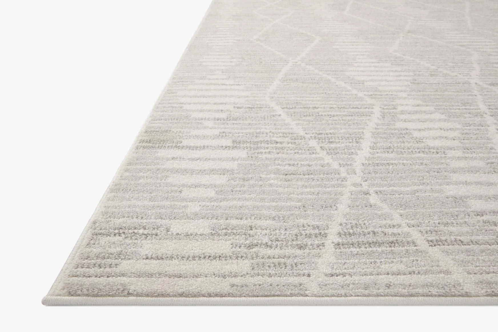 Loloi Kamala Transitional in Ivory and Silver 7'10" x 10' Area Rug (KAM-02) - Image 3