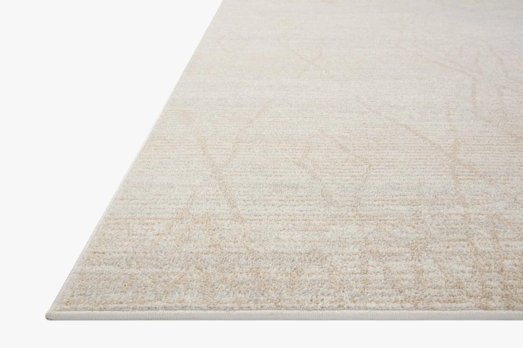 Loloi Kamala Transitional in Natural and Mist 2' 7" x 8' Runner Rug (KAM-03) - Image 3
