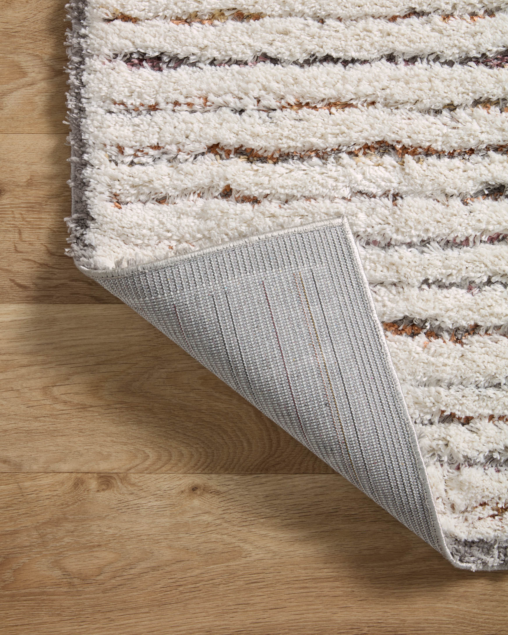 Loloi Levitt Shags in Ivory 7'10" x 10' Area Rug (LEV-01) - Image 6