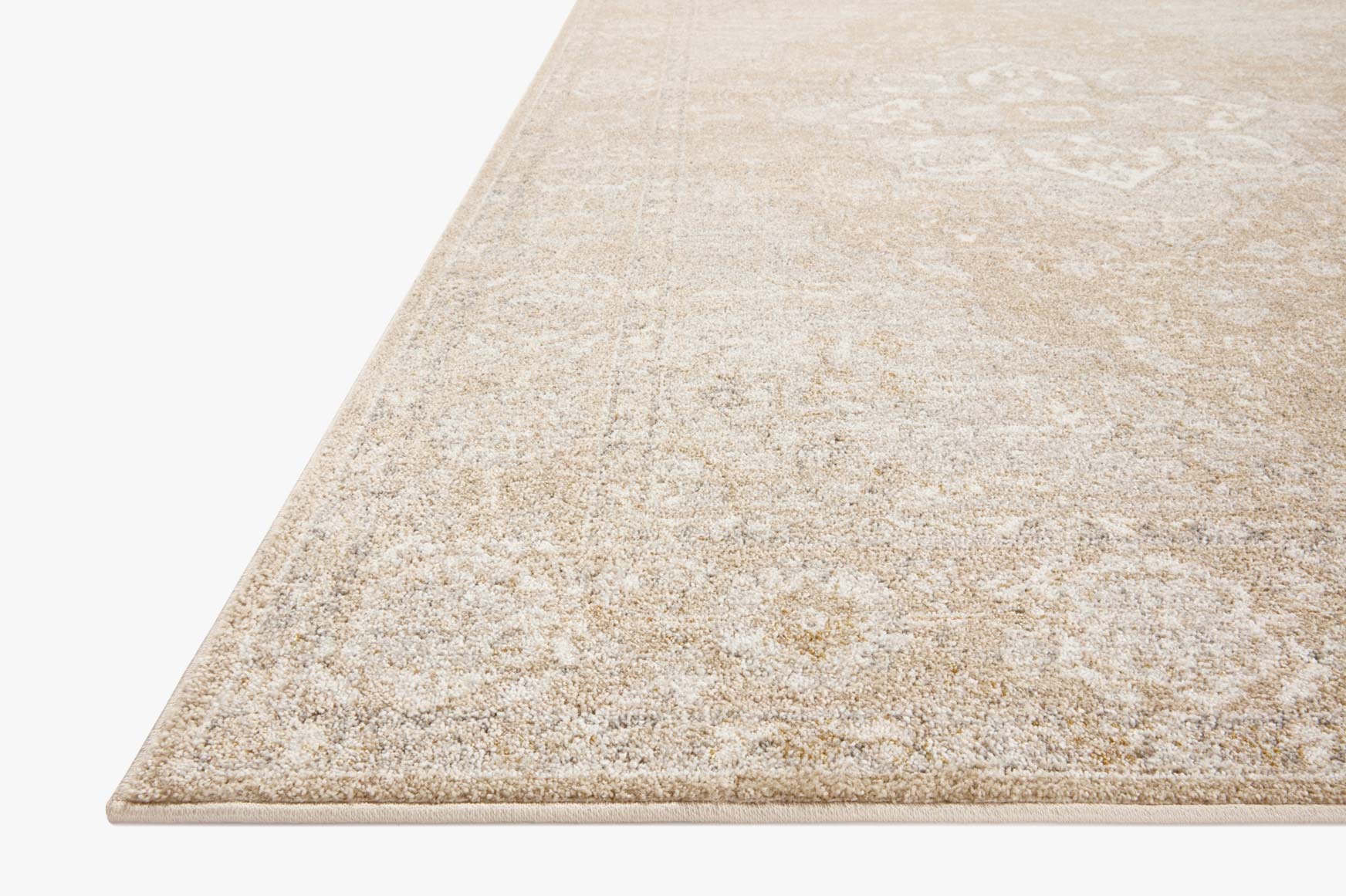 Loloi Odette Traditional in Beige and Silver 5' 3" x 7' 9" Area Rug (ODT-05) - Image 3