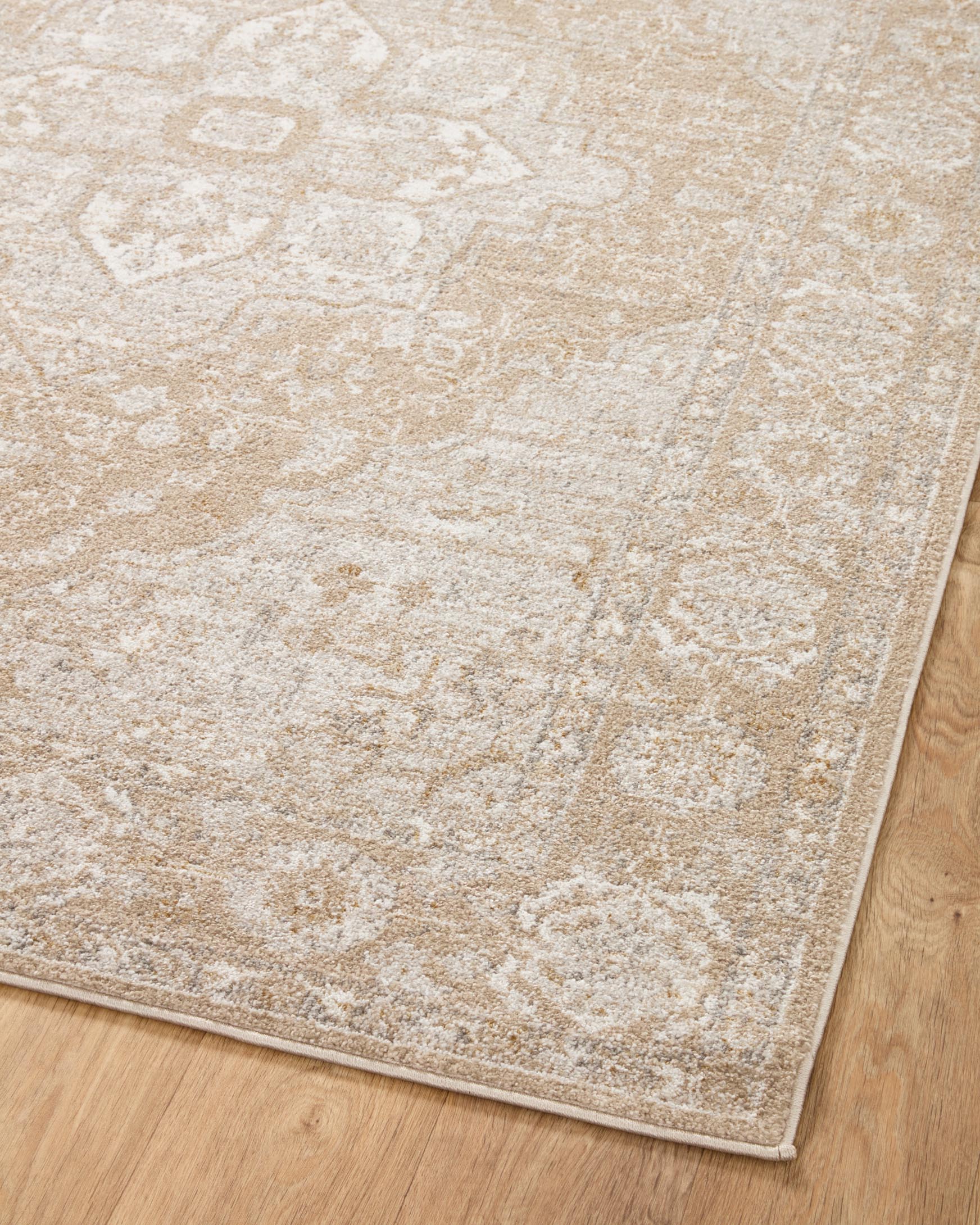 Loloi Odette Traditional in Beige and Silver 6' 7" x 9' 6" Area Rug (ODT-05) - Image 7