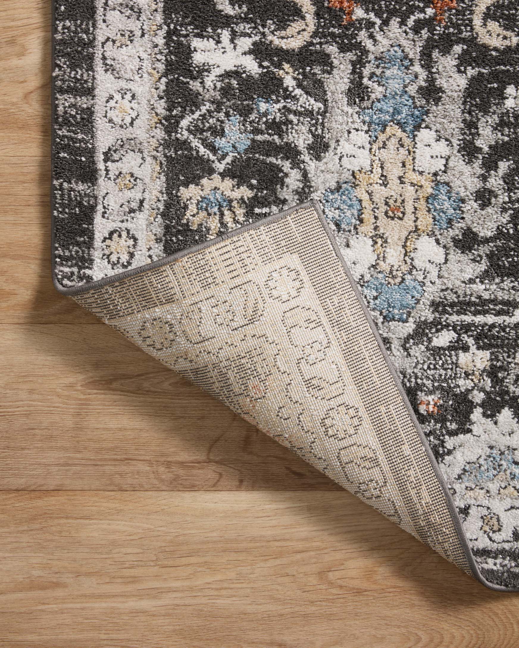 Loloi Odette Traditional in Charcoal 2' 7" x 12' Runner Rug (ODT-04) - Image 7