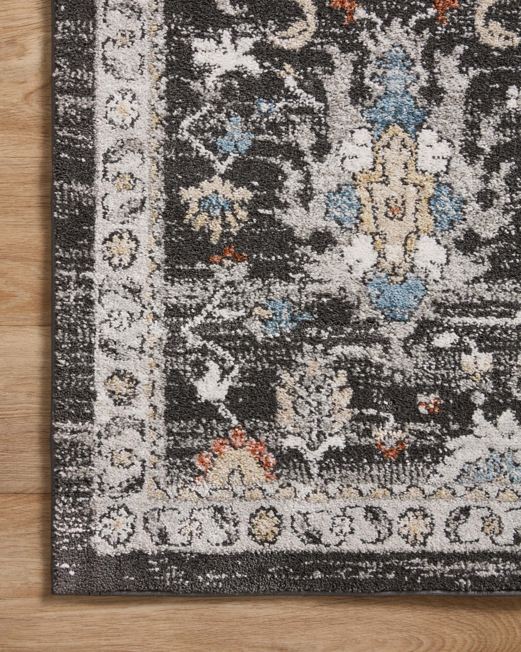 Loloi Odette Traditional in Charcoal 2' 7" x 8' Runner Rug (ODT-04) - Image 6