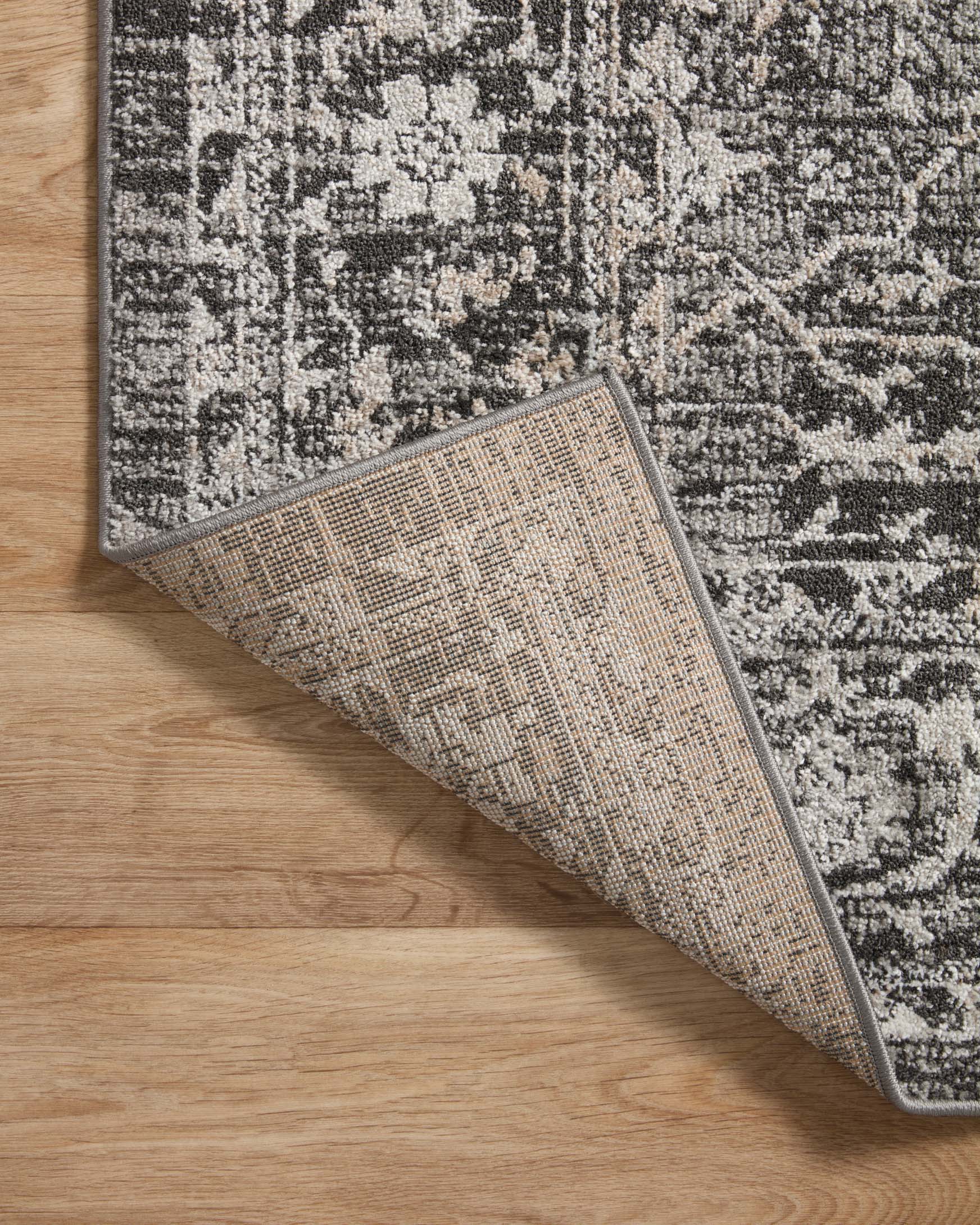 Loloi Odette Traditional in Charcoal and Silver 2' 7" x 16' Runner Rug (ODT-01) - Image 6