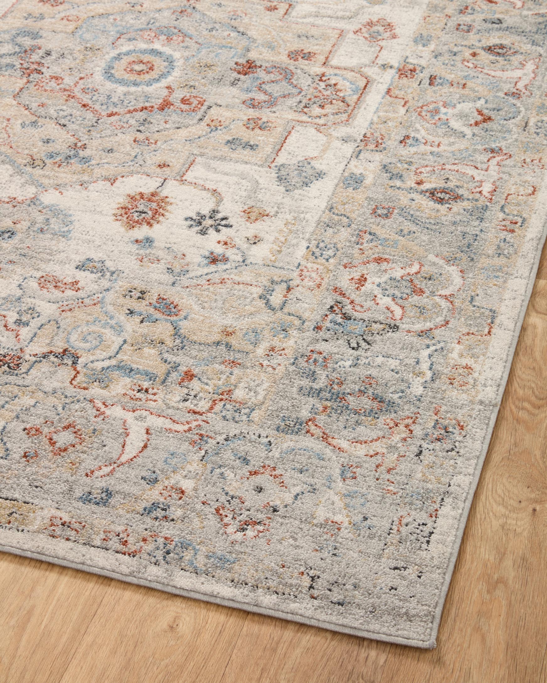 Loloi Odette Traditional in Ivory 2' 7" x 10' Runner Rug (ODT-09) - Image 7