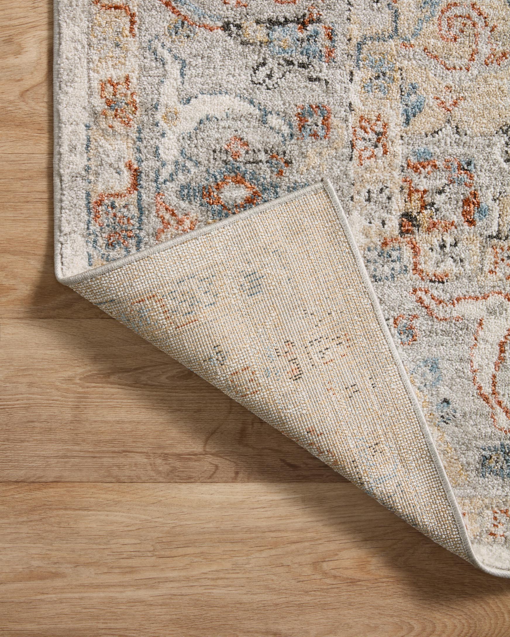 Loloi Odette Traditional in Ivory 9'2" x 9'2" Round Area Rug (ODT-09) - Image 6