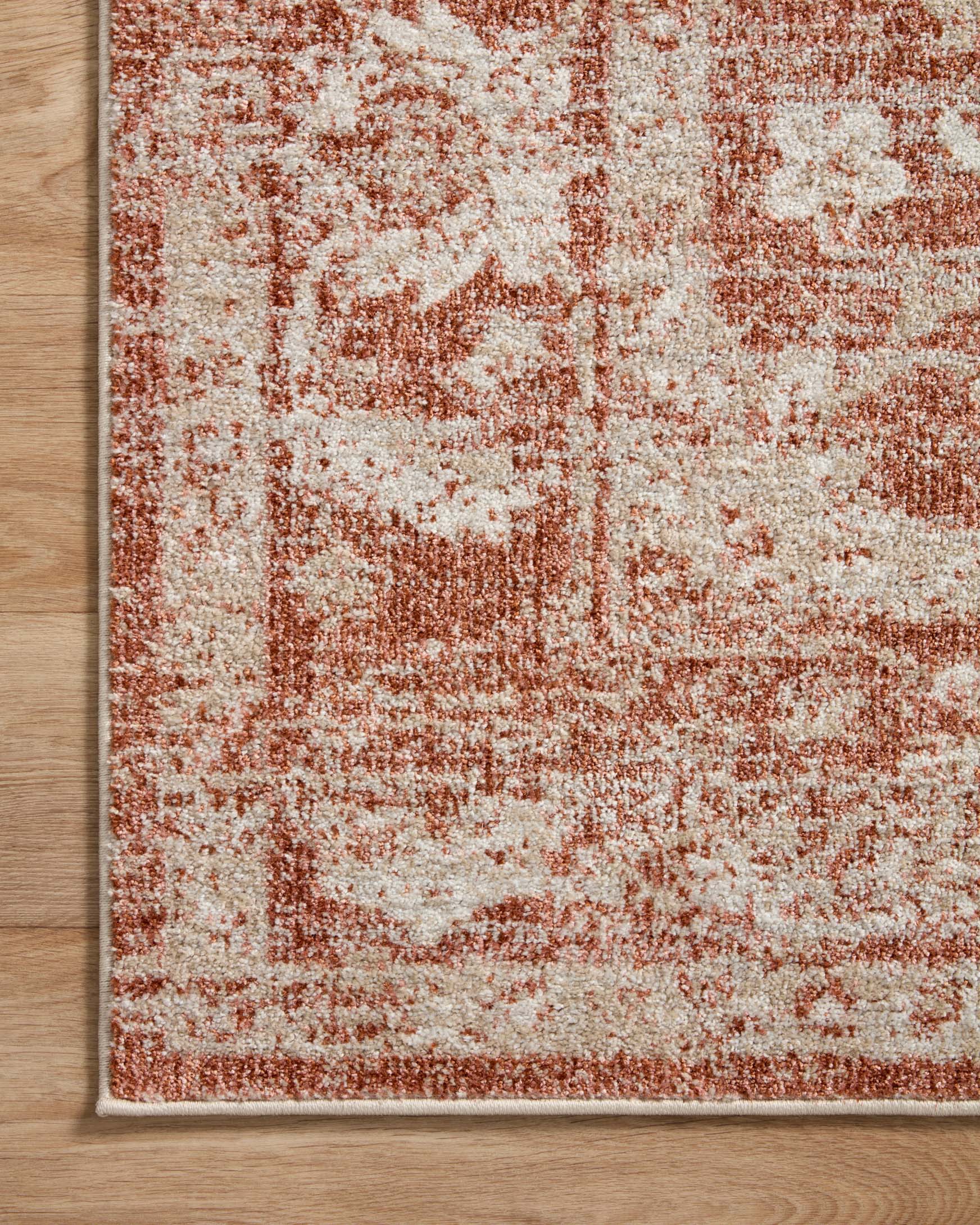 Loloi Odette Traditional in Rust and Ivory 2' 3" x 3'10" Accent Rug (ODT-03) - Image 5