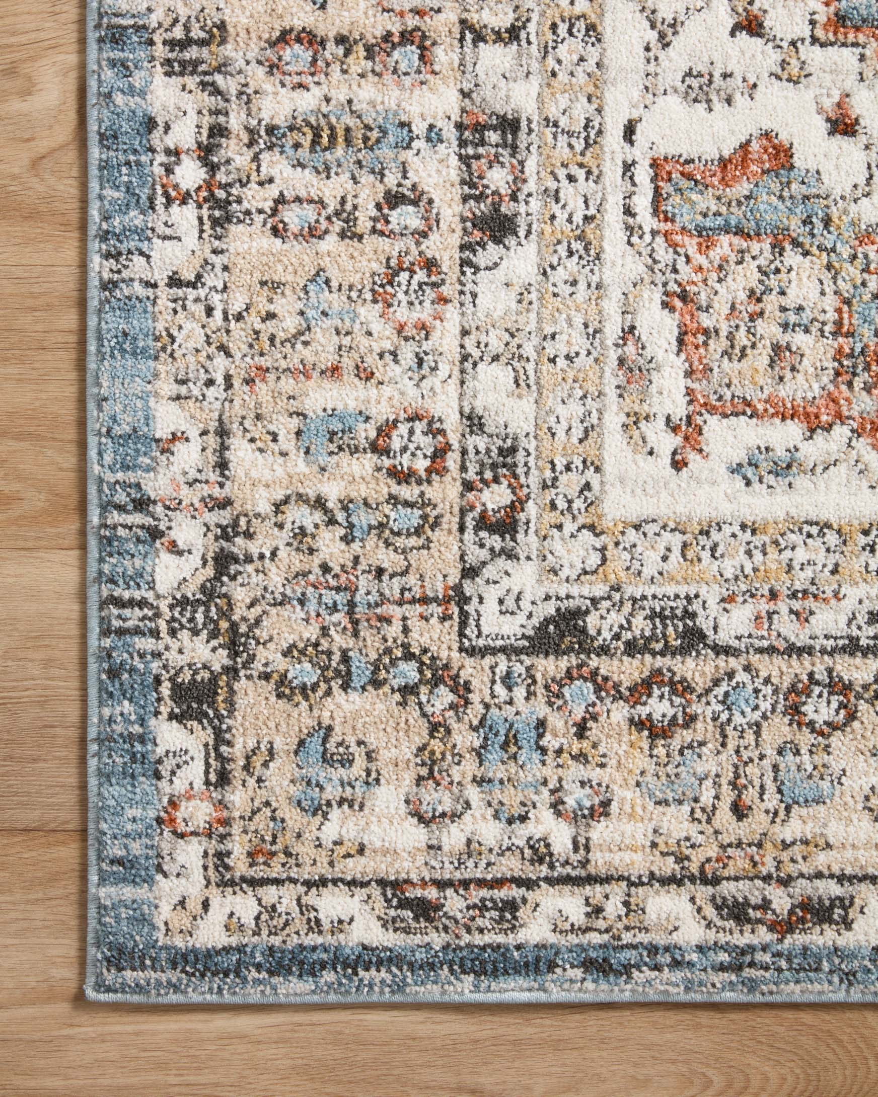 Loloi Odette Traditional in Sky 2' 7" x 12' Runner Rug (ODT-06) - Image 5